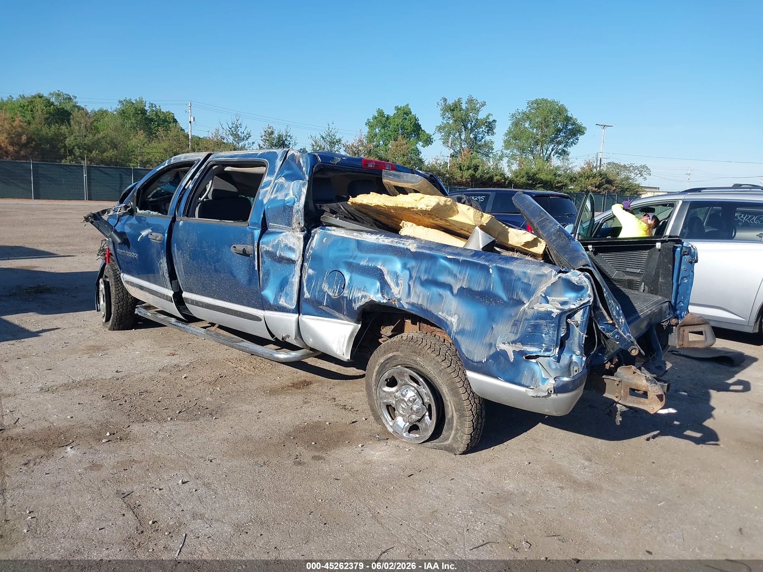 2006 Dodge Ram 3500 Slt Blue vin: 3D3LX39C36G139283