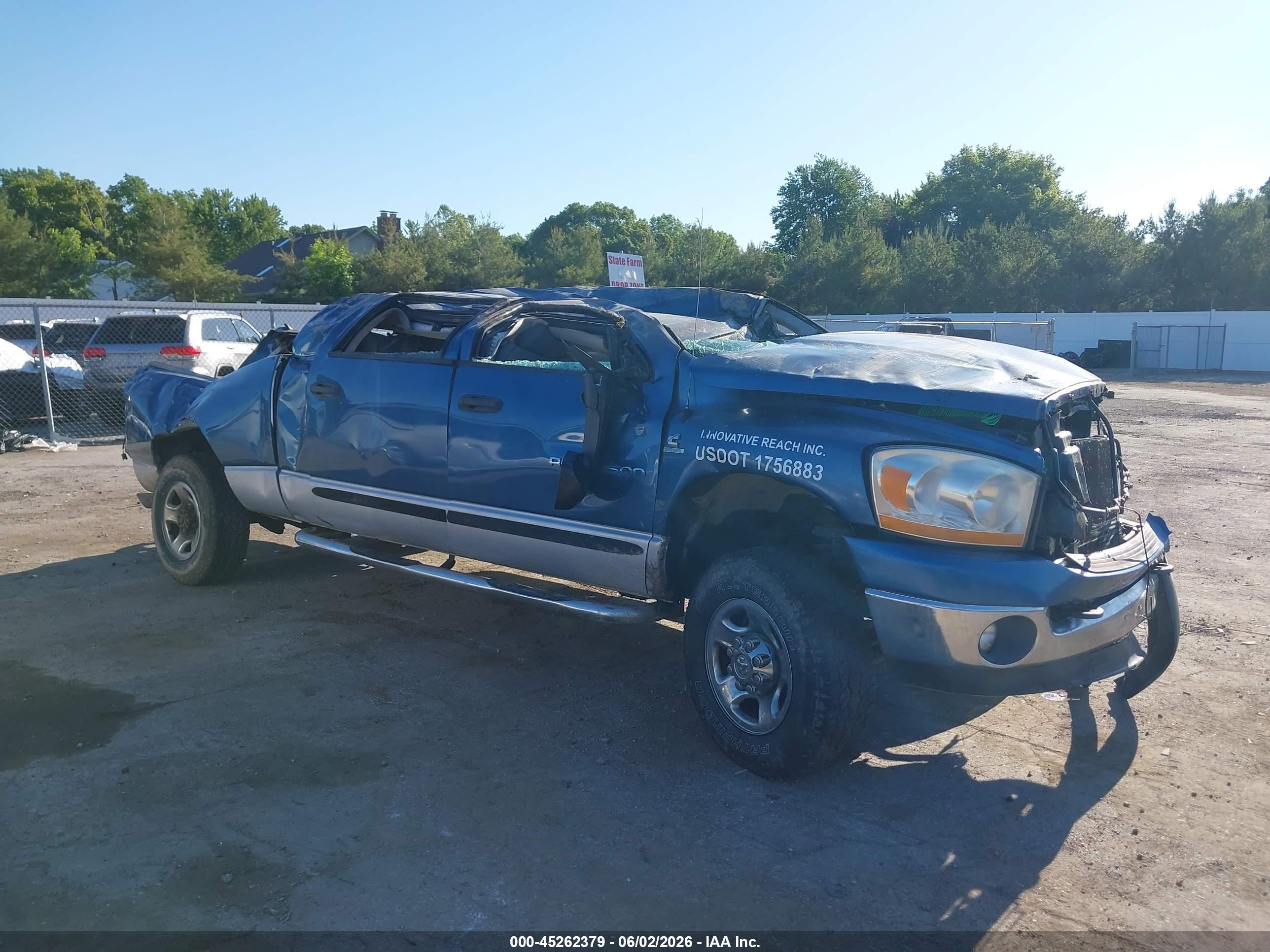 2006 Dodge Ram 3500 Slt Blue vin: 3D3LX39C36G139283