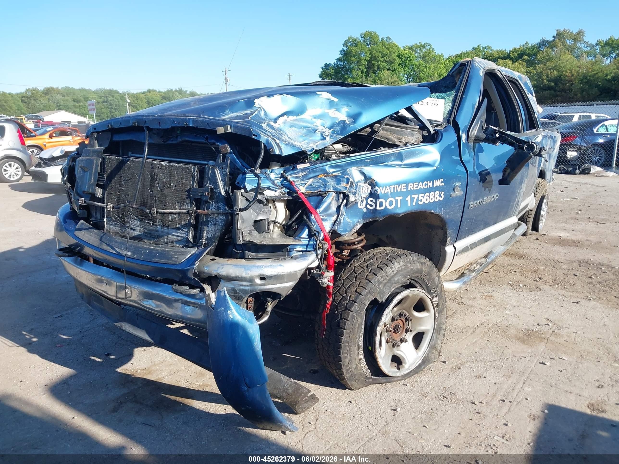 2006 Dodge Ram 3500 Slt Blue vin: 3D3LX39C36G139283