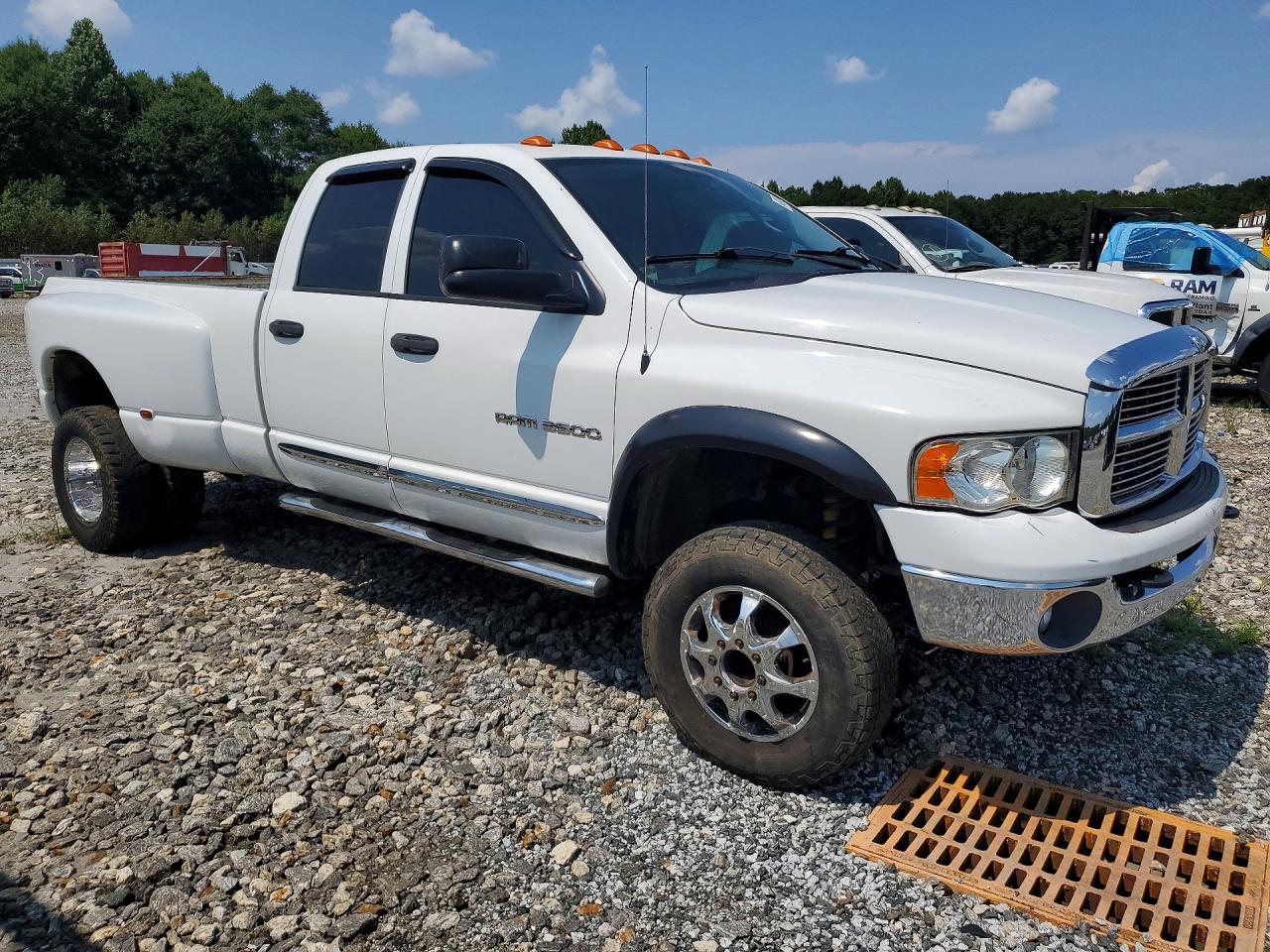 2004 Dodge Ram 3500 St Белый vin: 3D3MU48C14G164992