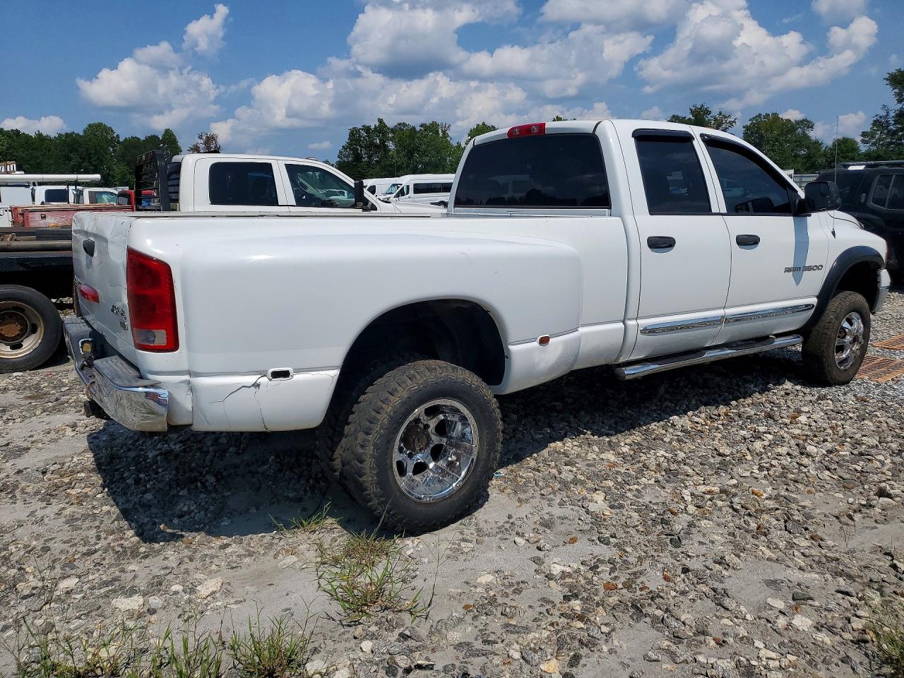 2004 Dodge Ram 3500 St Белый vin: 3D3MU48C14G164992