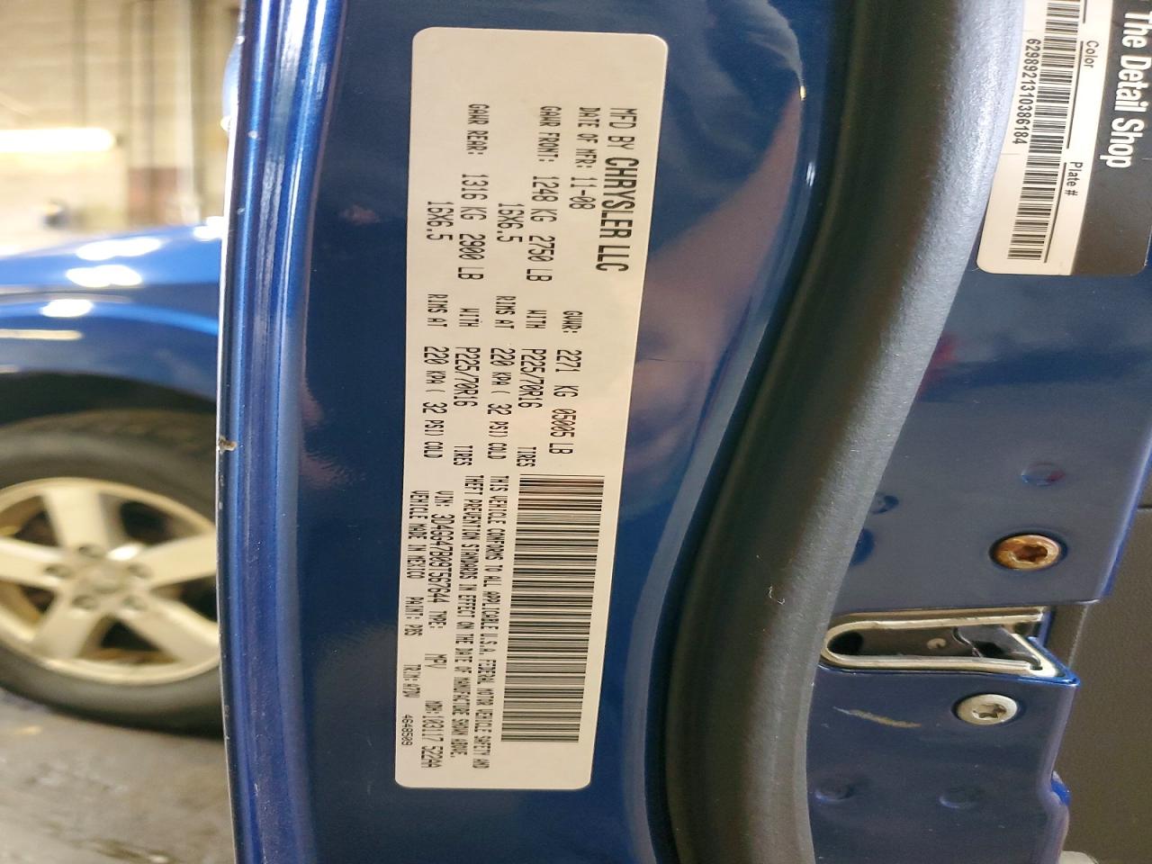 2009 Dodge Journey Se Blue vin: 3D4GG47B09T567644