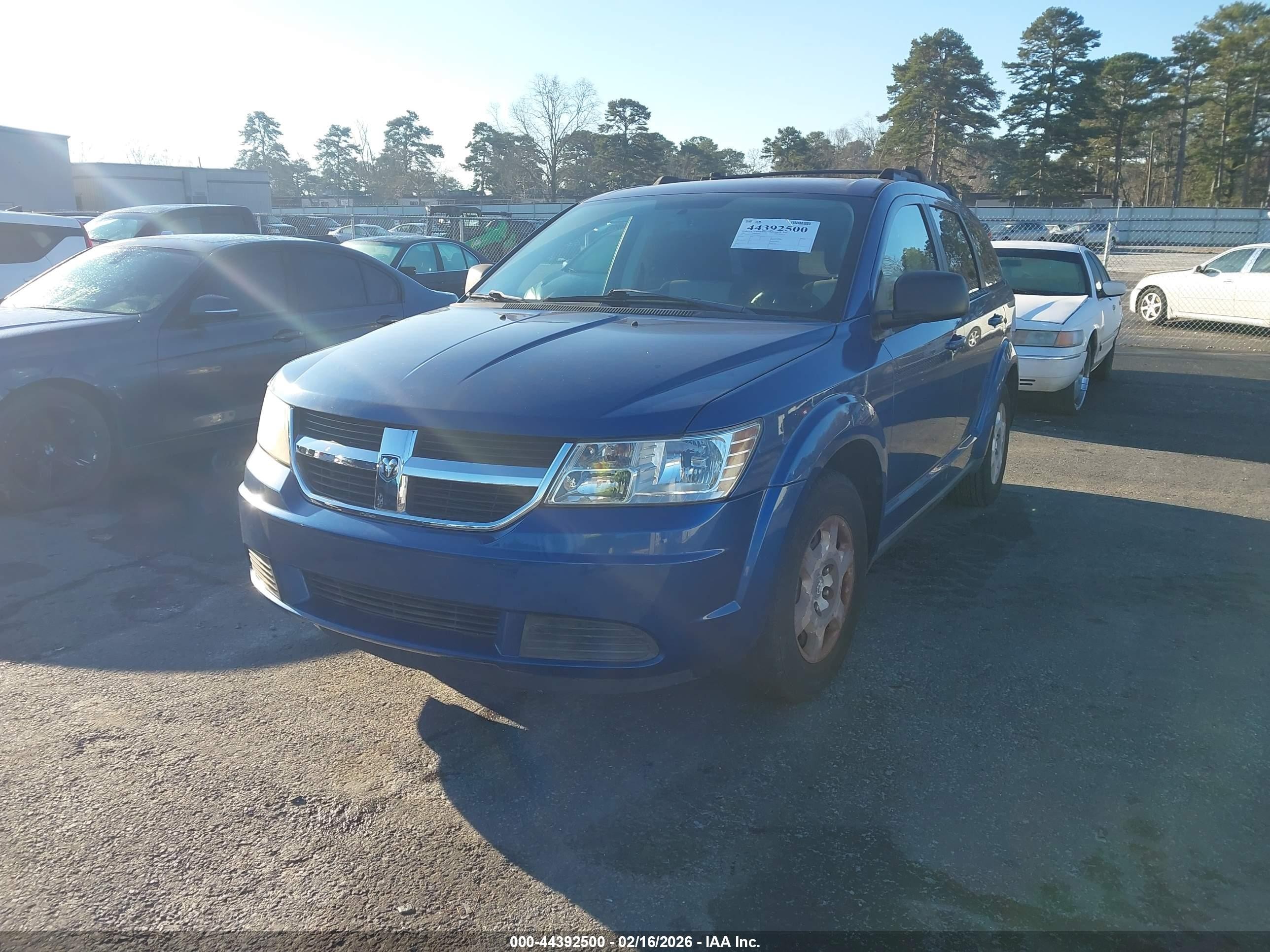 2009 Dodge Journey Se Blue vin: 3D4GG47B19T569810