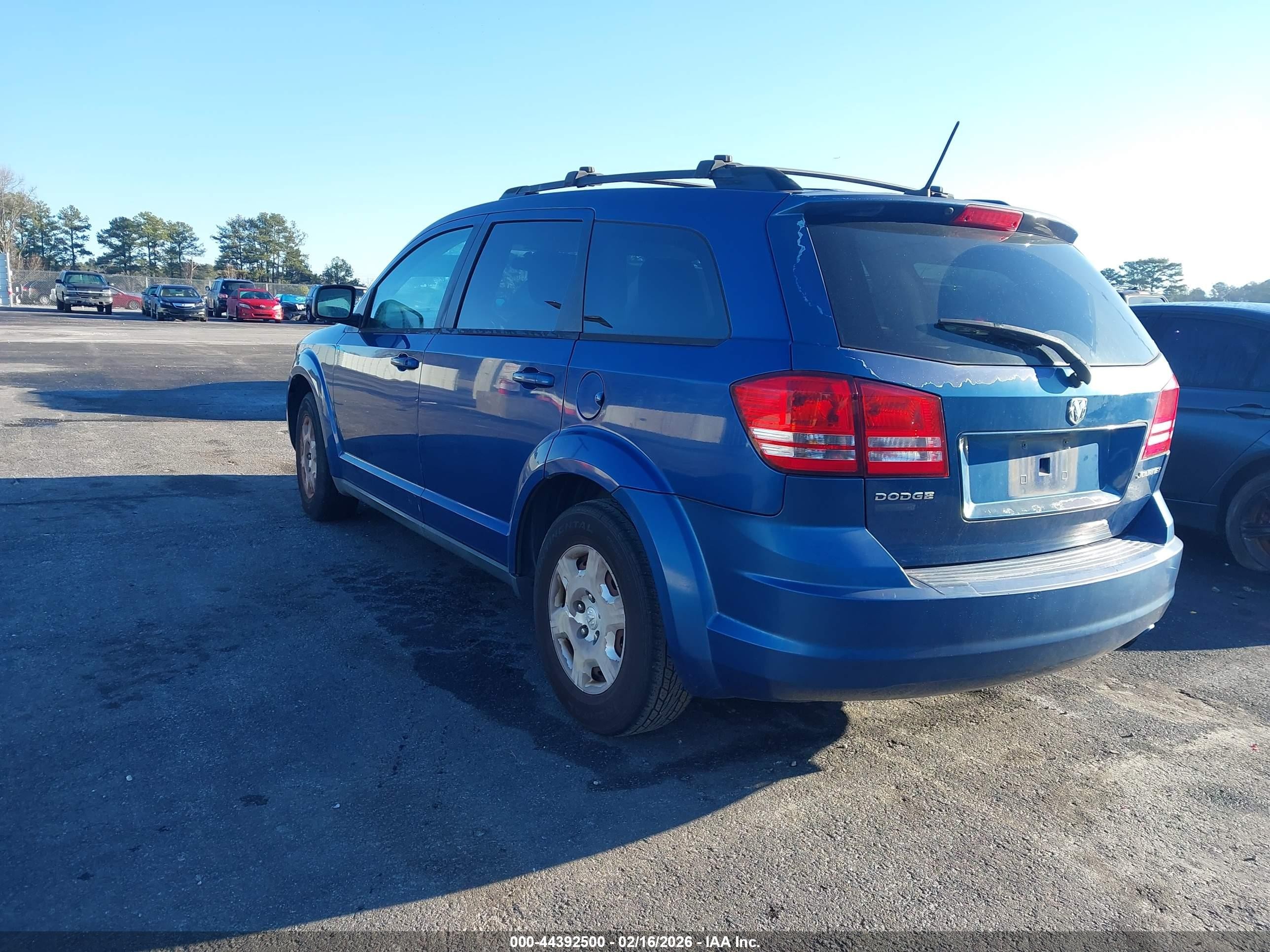 2009 Dodge Journey Se Blue vin: 3D4GG47B19T569810
