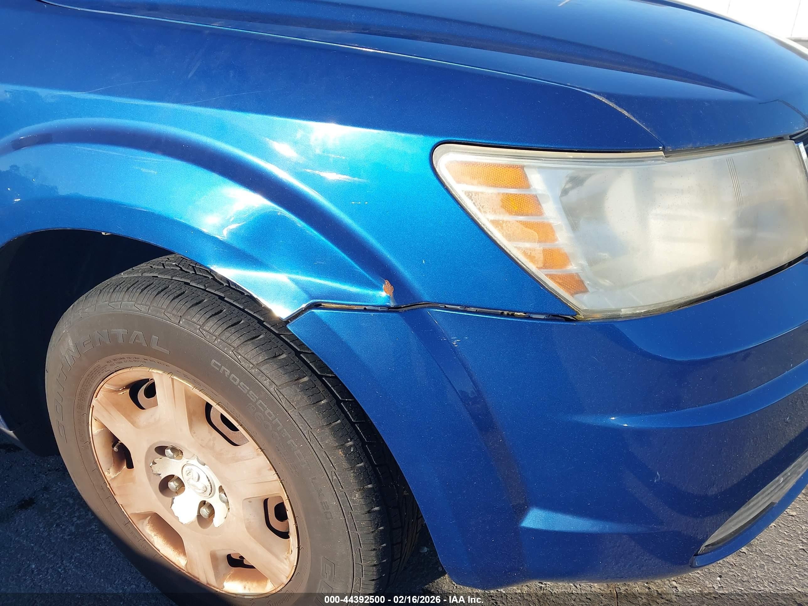 2009 Dodge Journey Se Blue vin: 3D4GG47B19T569810