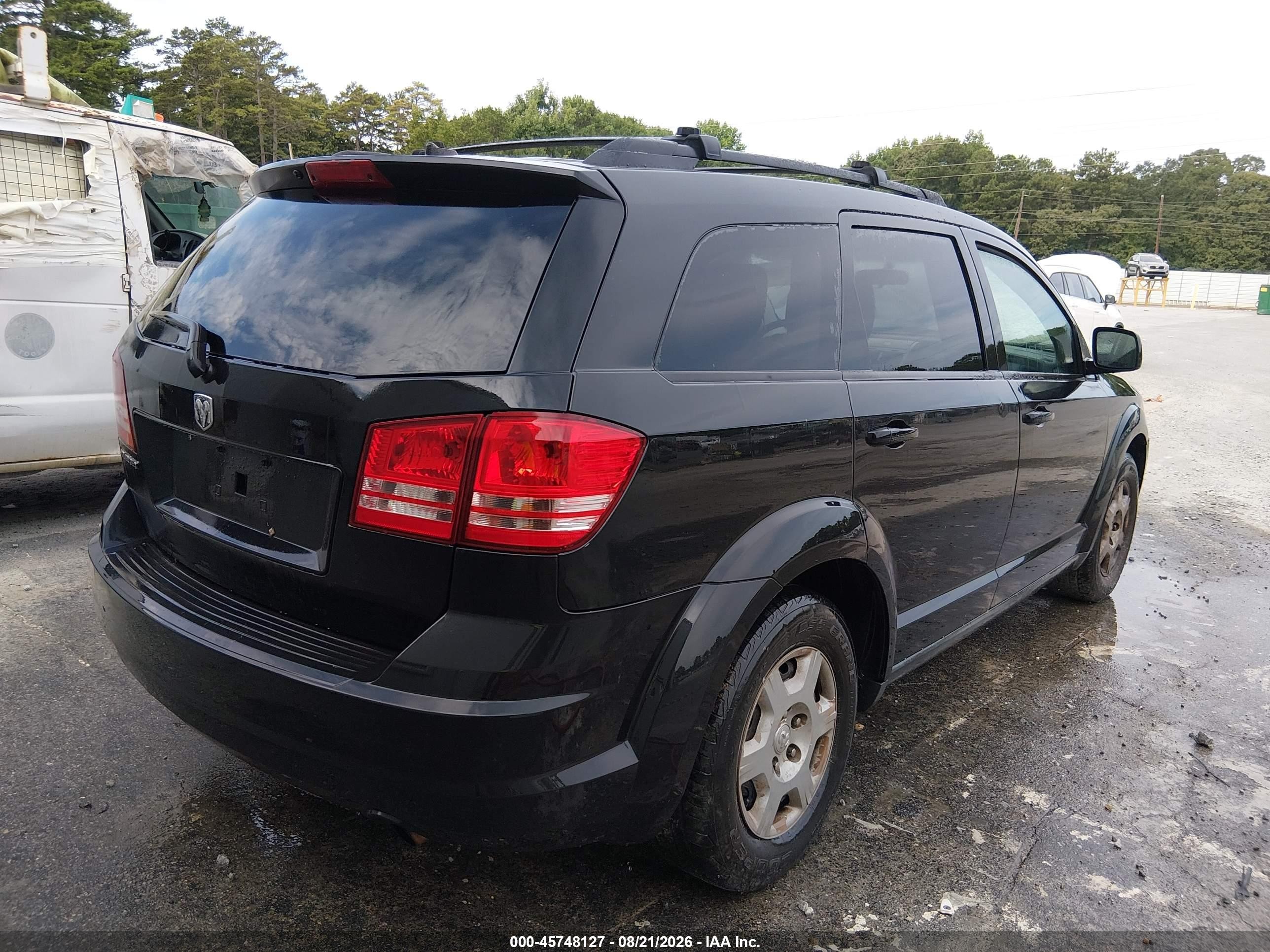 2009 Dodge Journey Se Black vin: 3D4GG47B29T133340