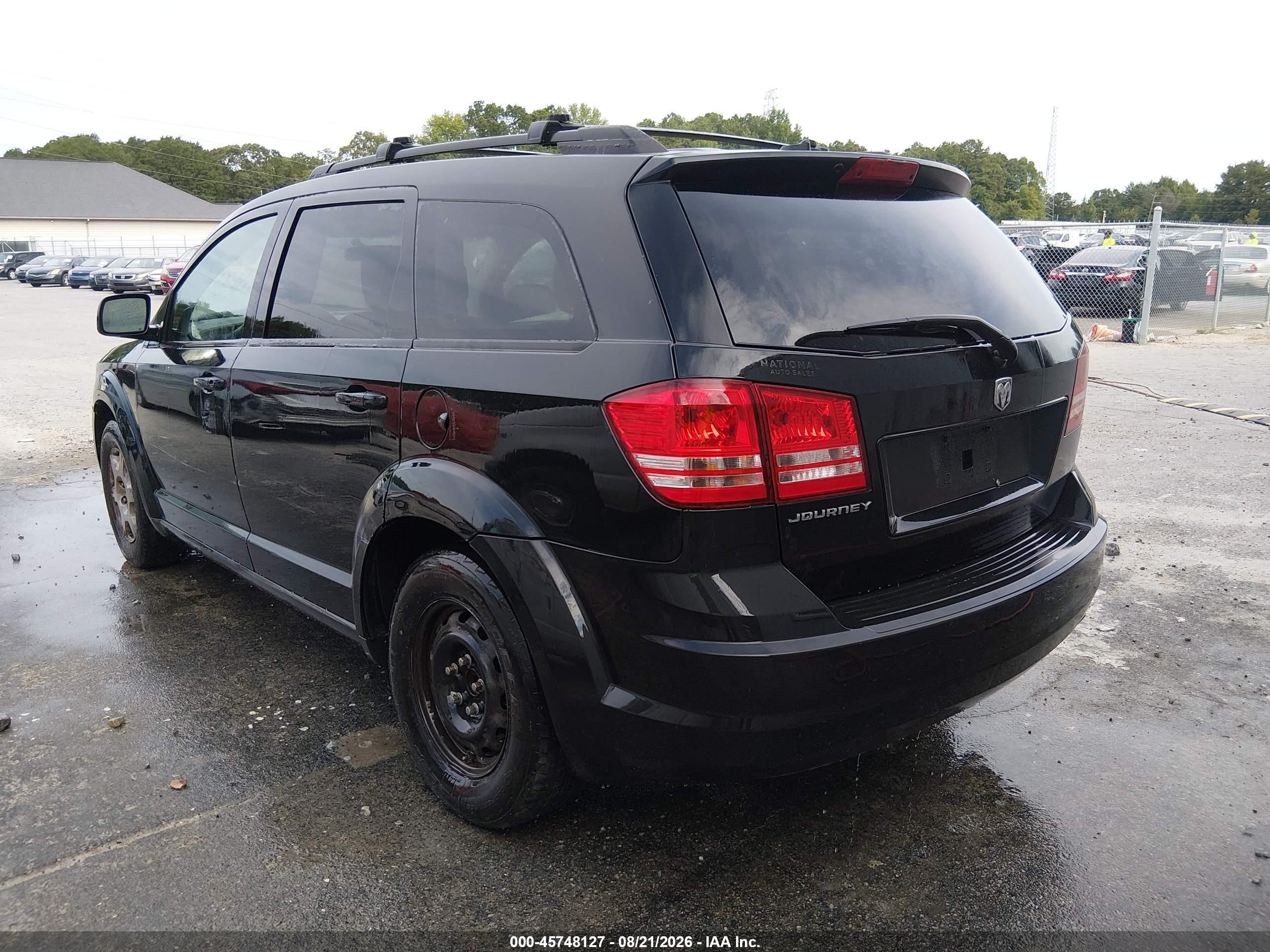 2009 Dodge Journey Se Black vin: 3D4GG47B29T133340