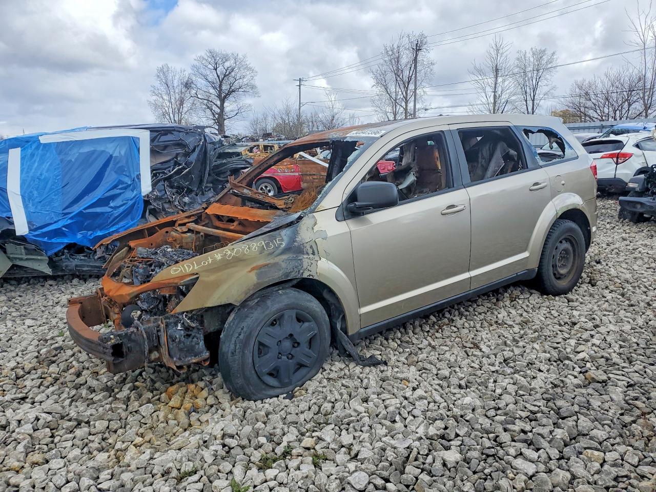 2009 Dodge Journey Se Tan vin: 3D4GG47B29T176351