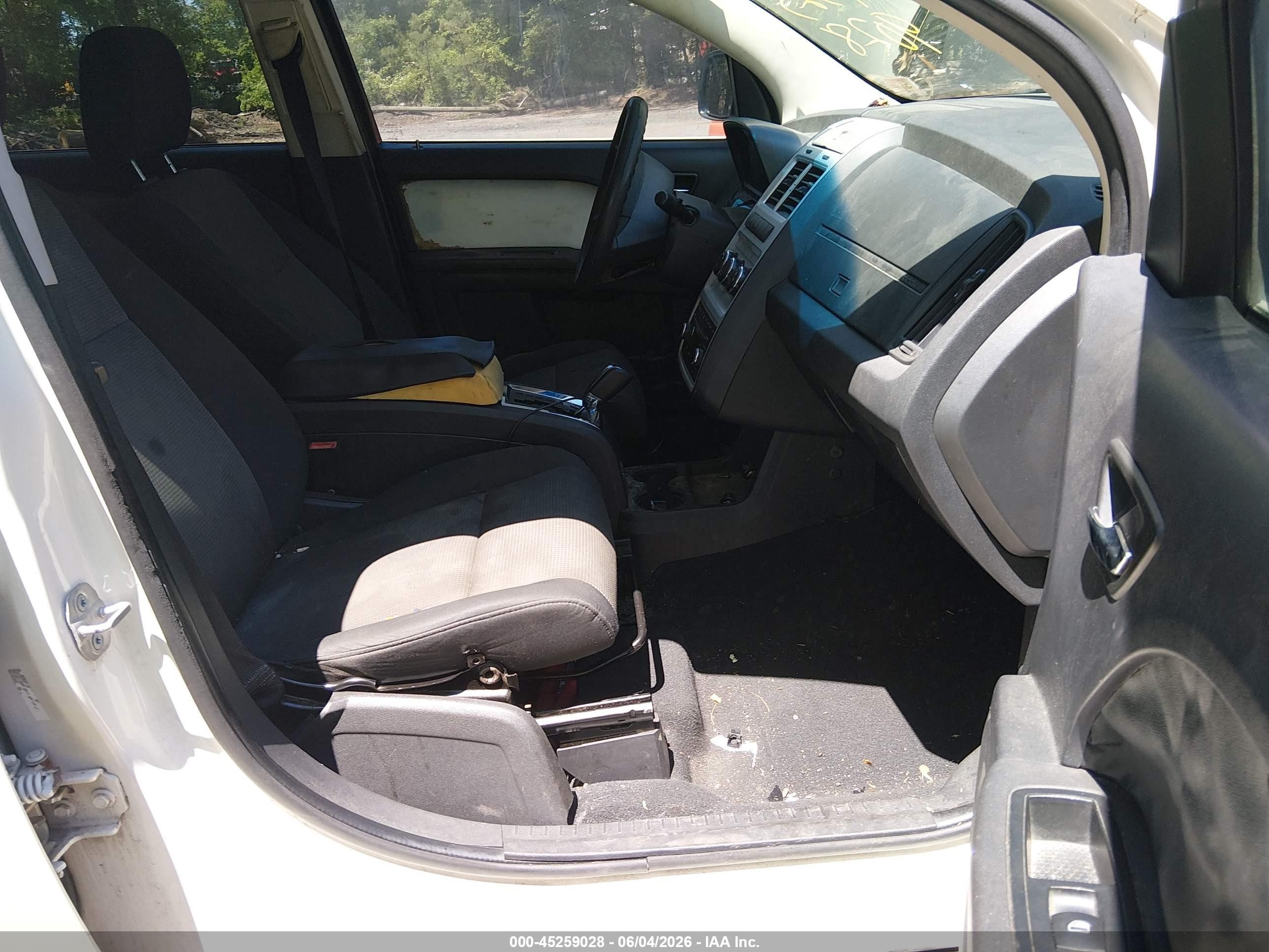 2009 Dodge Journey Se White vin: 3D4GG47B59T227681
