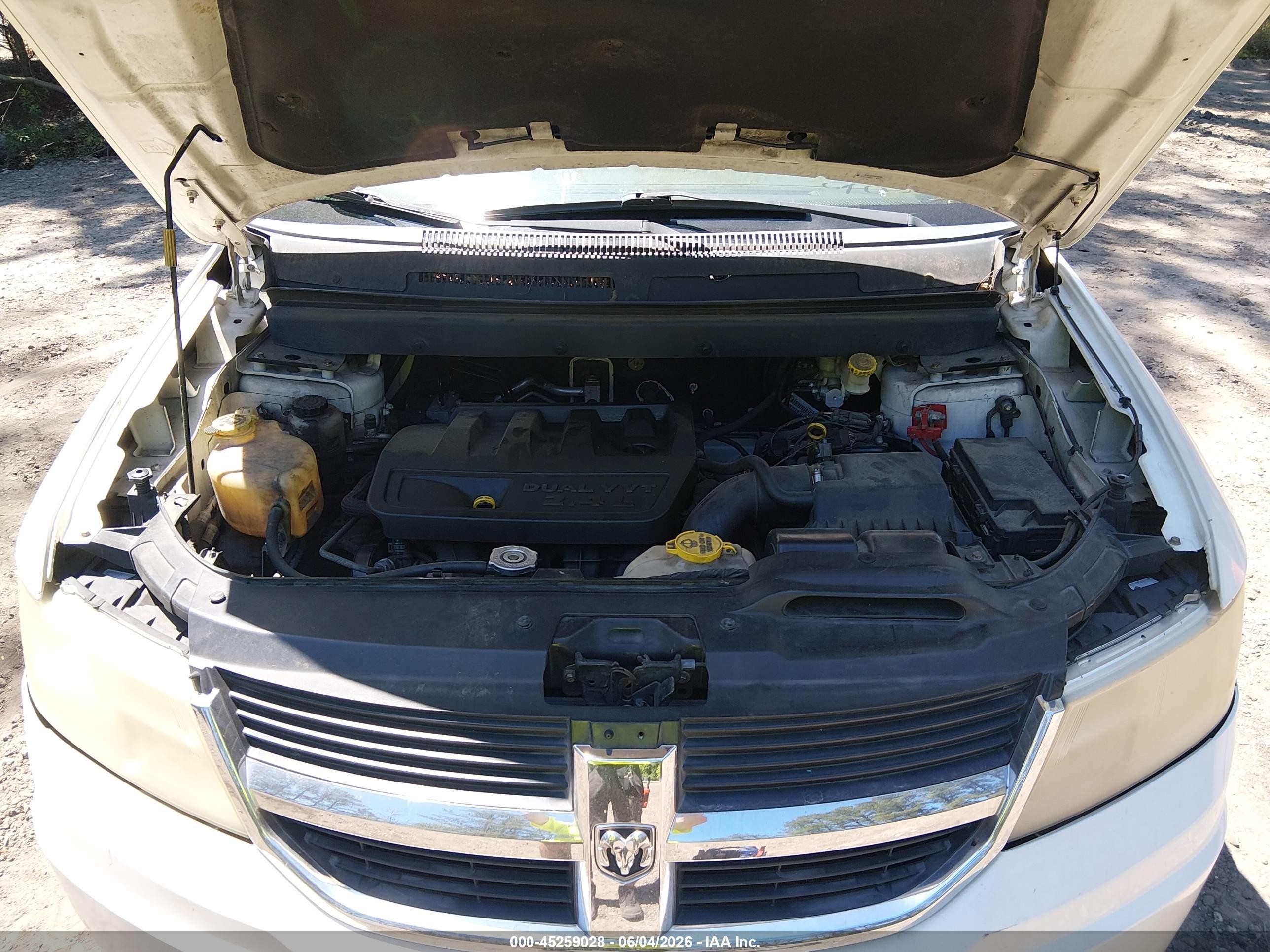 2009 Dodge Journey Se White vin: 3D4GG47B59T227681