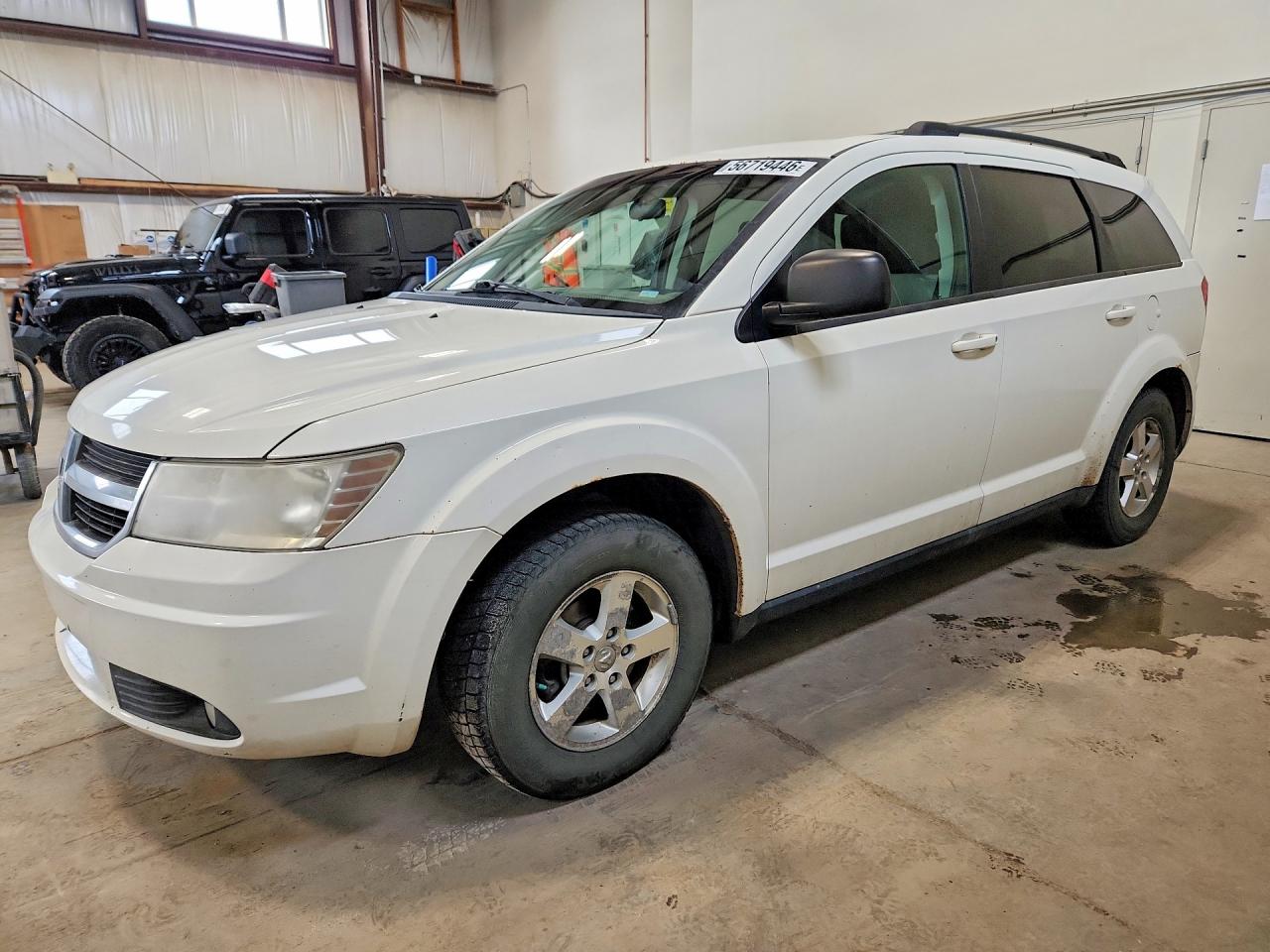 2009 Dodge Journey Se White vin: 3D4GG47B59T530511