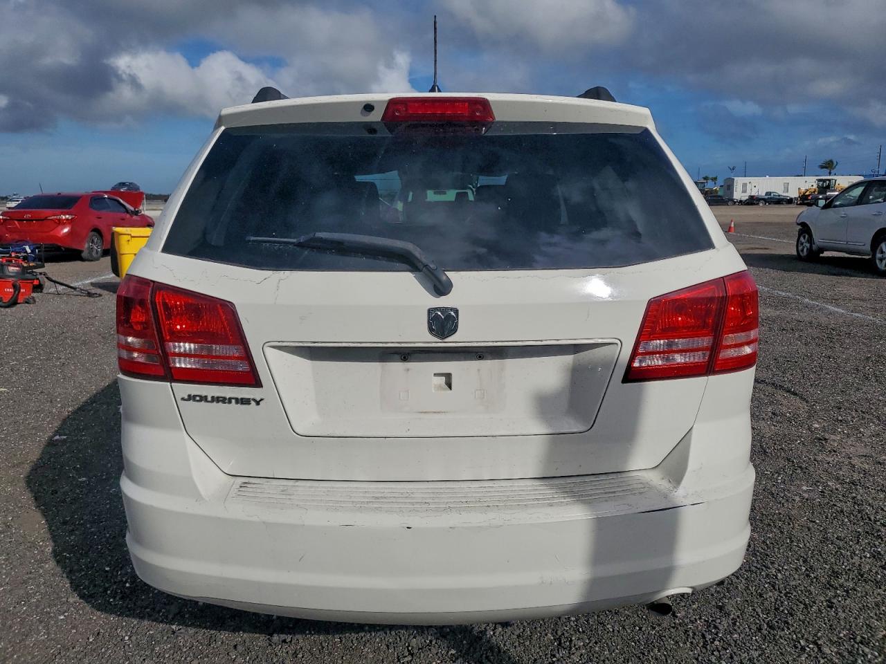 2009 Dodge Journey Se White vin: 3D4GG47B99T220121