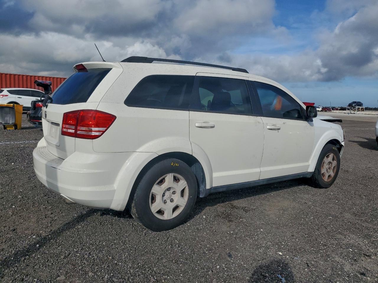 2009 Dodge Journey Se White vin: 3D4GG47B99T220121
