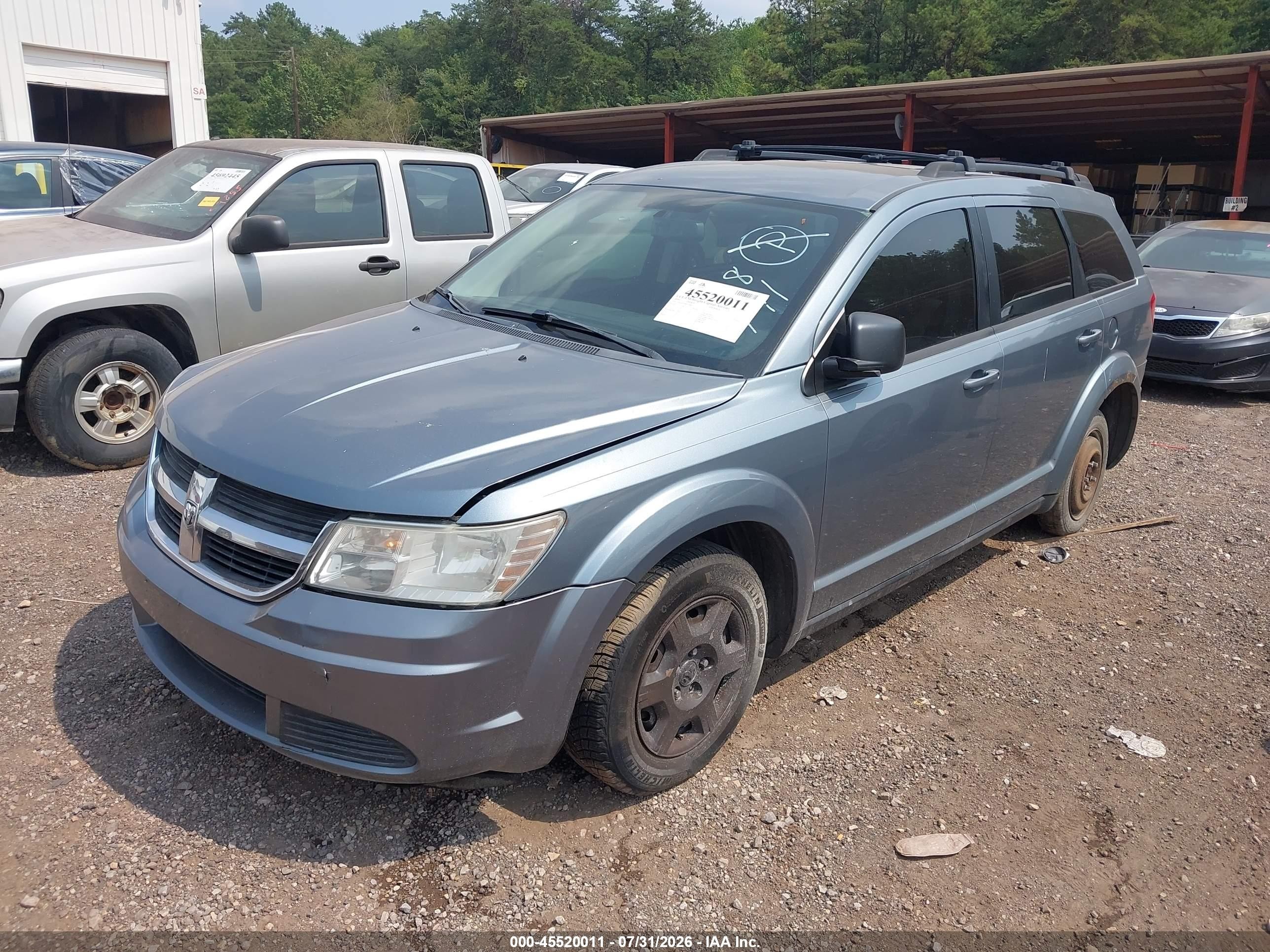 2009 Dodge Journey Se Teal vin: 3D4GG47B99T568971