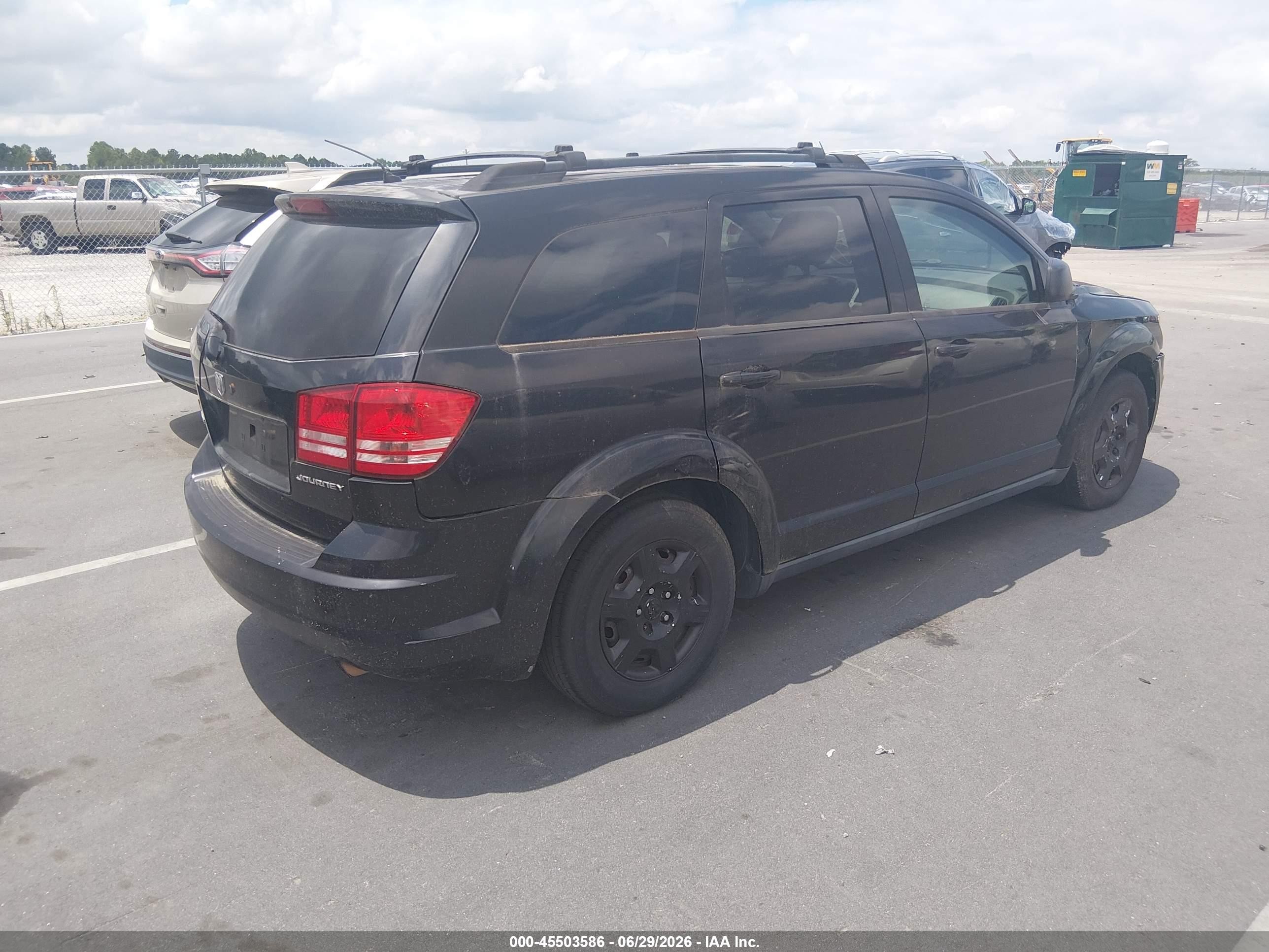 2009 Dodge Journey Se Black vin: 3D4GG47BX9T515065