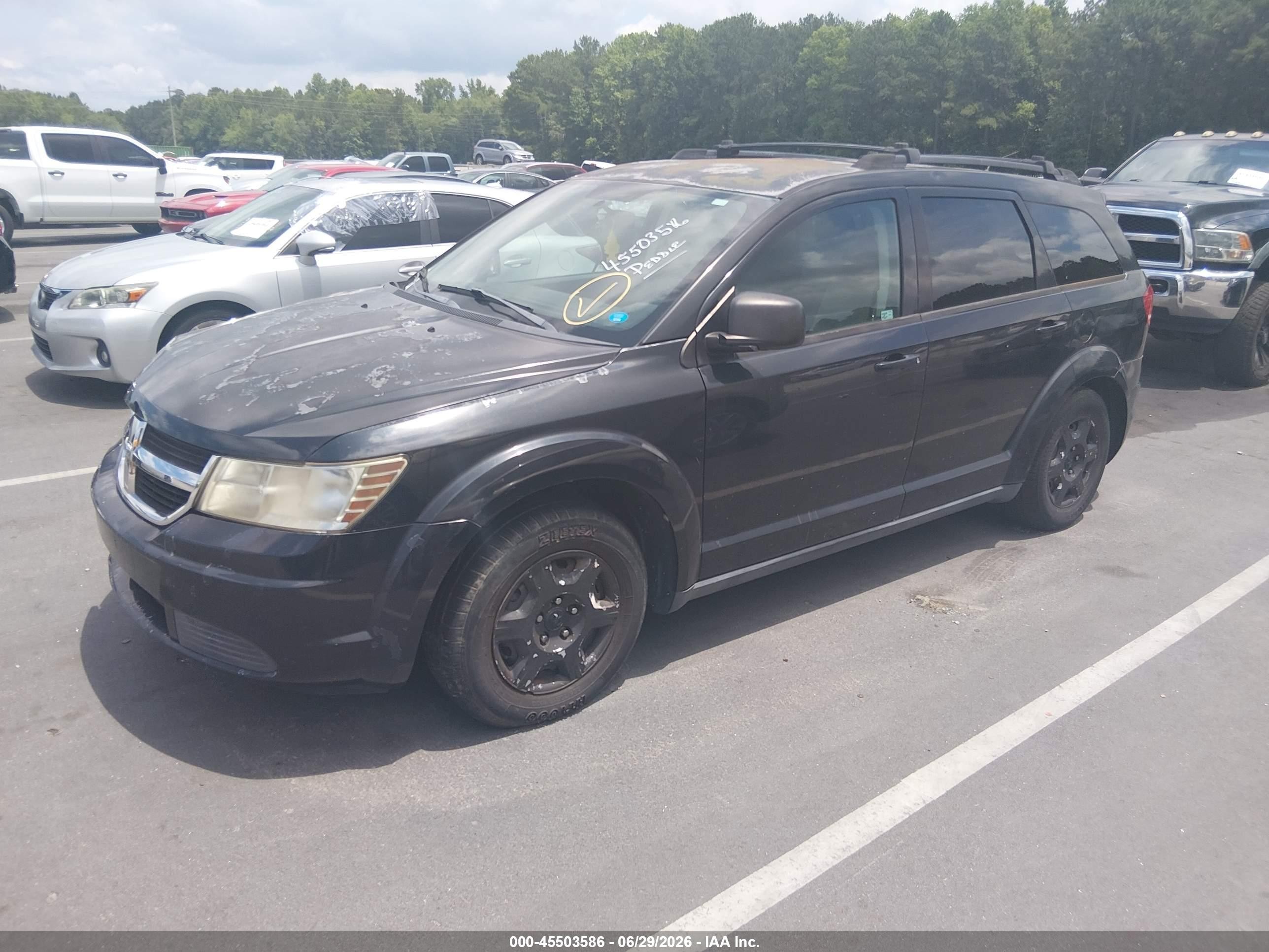 2009 Dodge Journey Se Black vin: 3D4GG47BX9T515065