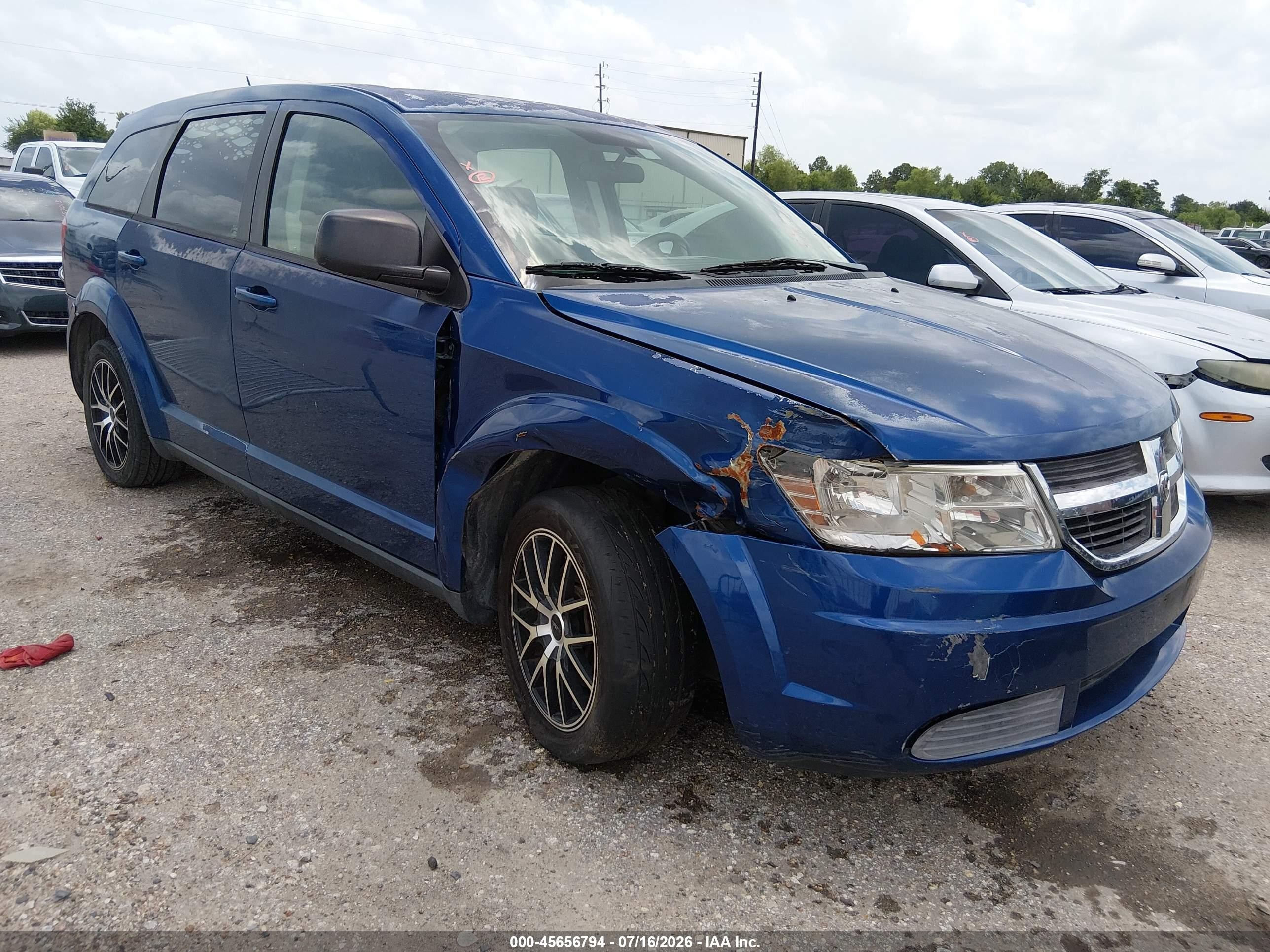 2009 Dodge Journey Se Blue vin: 3D4GG47BX9T545666