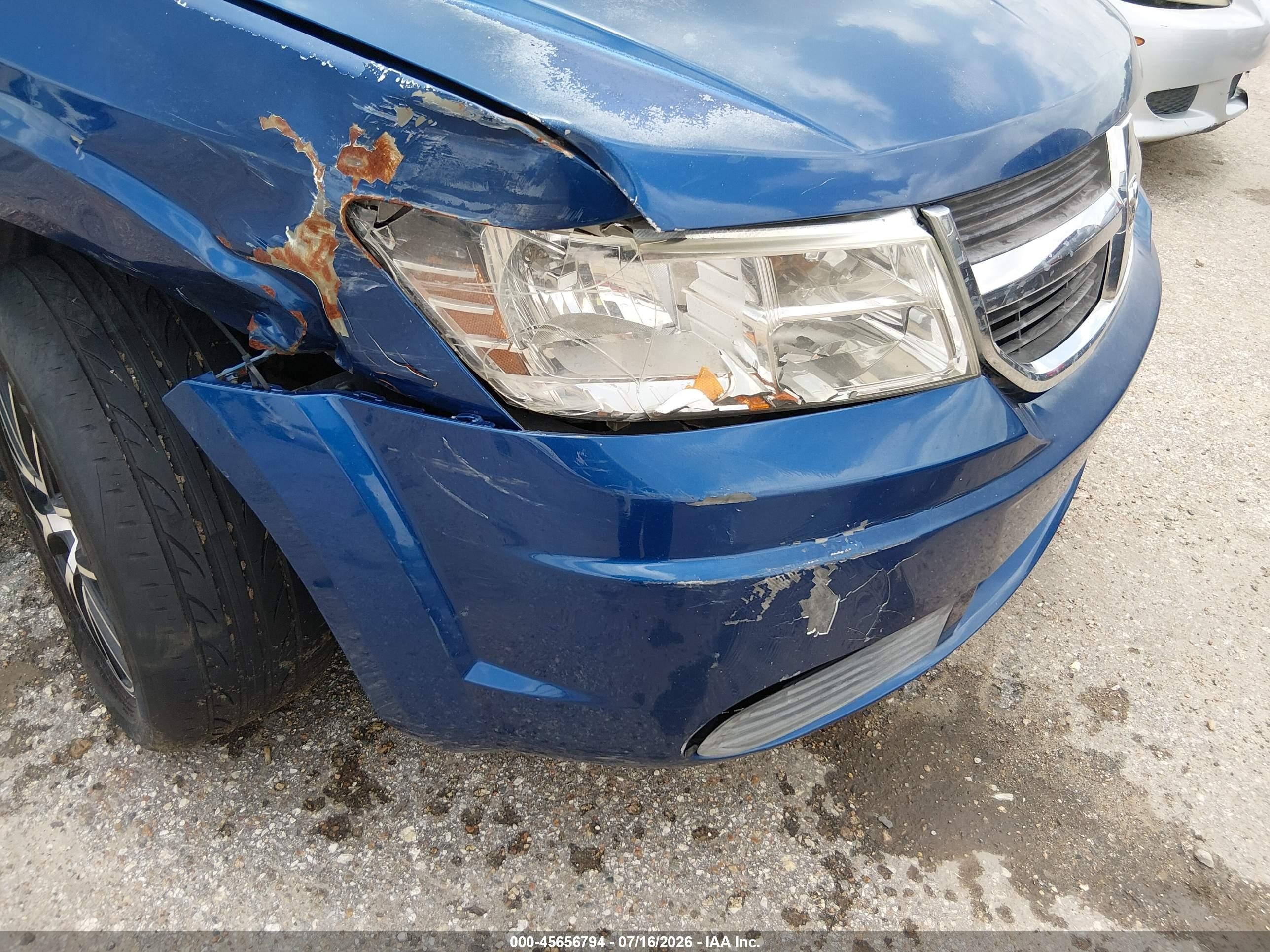 2009 Dodge Journey Se Blue vin: 3D4GG47BX9T545666