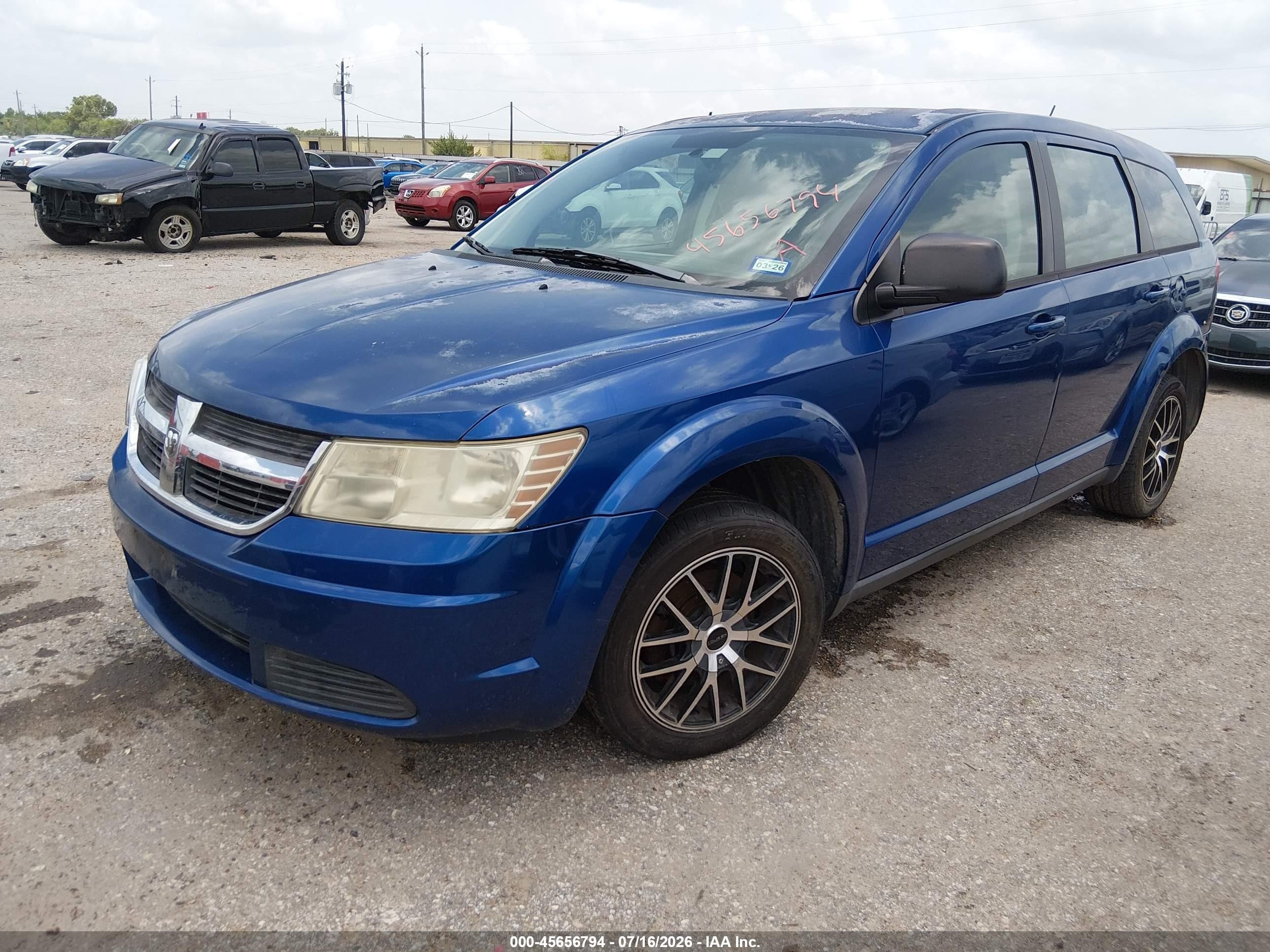 2009 Dodge Journey Se Blue vin: 3D4GG47BX9T545666