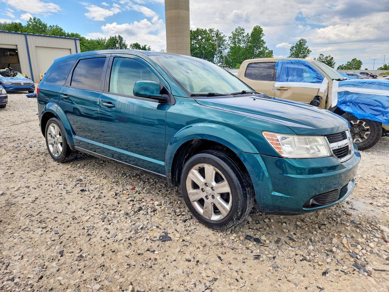 2009 Dodge Journey Sxt Blue vin: 3D4GG57V09T212635