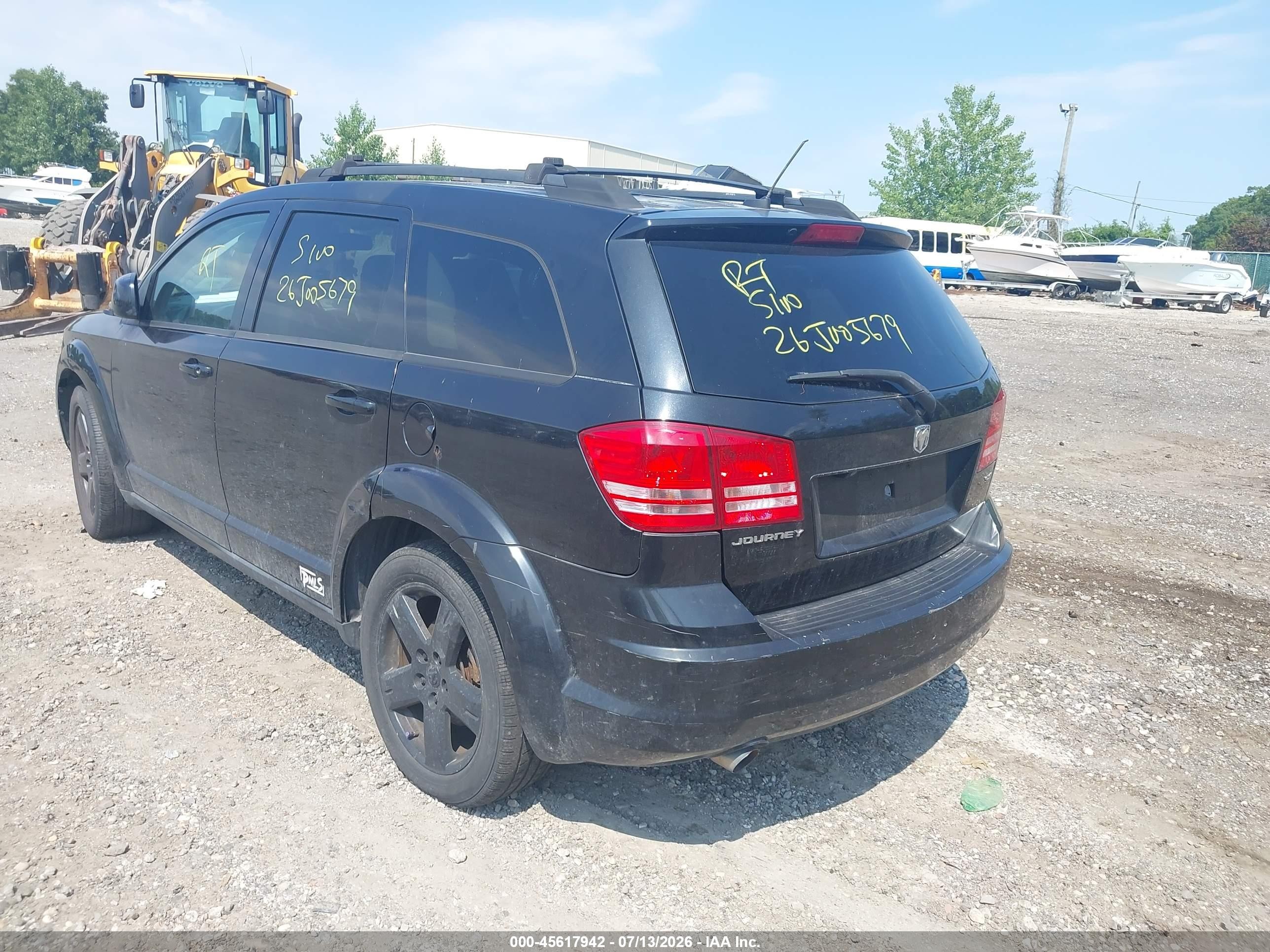 2009 Dodge Journey Sxt Черный vin: 3D4GG57V09T237874