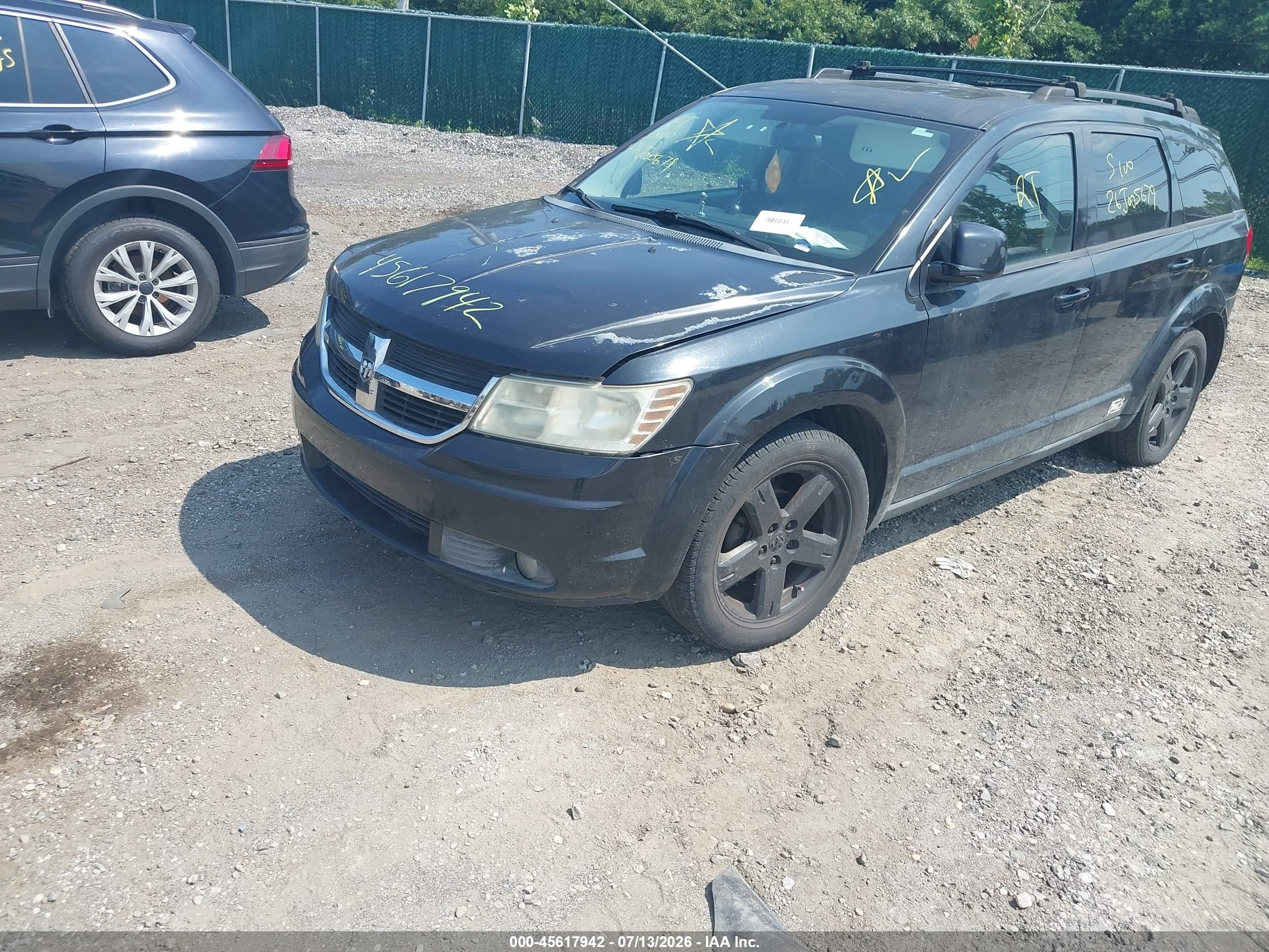 2009 Dodge Journey Sxt Черный vin: 3D4GG57V09T237874
