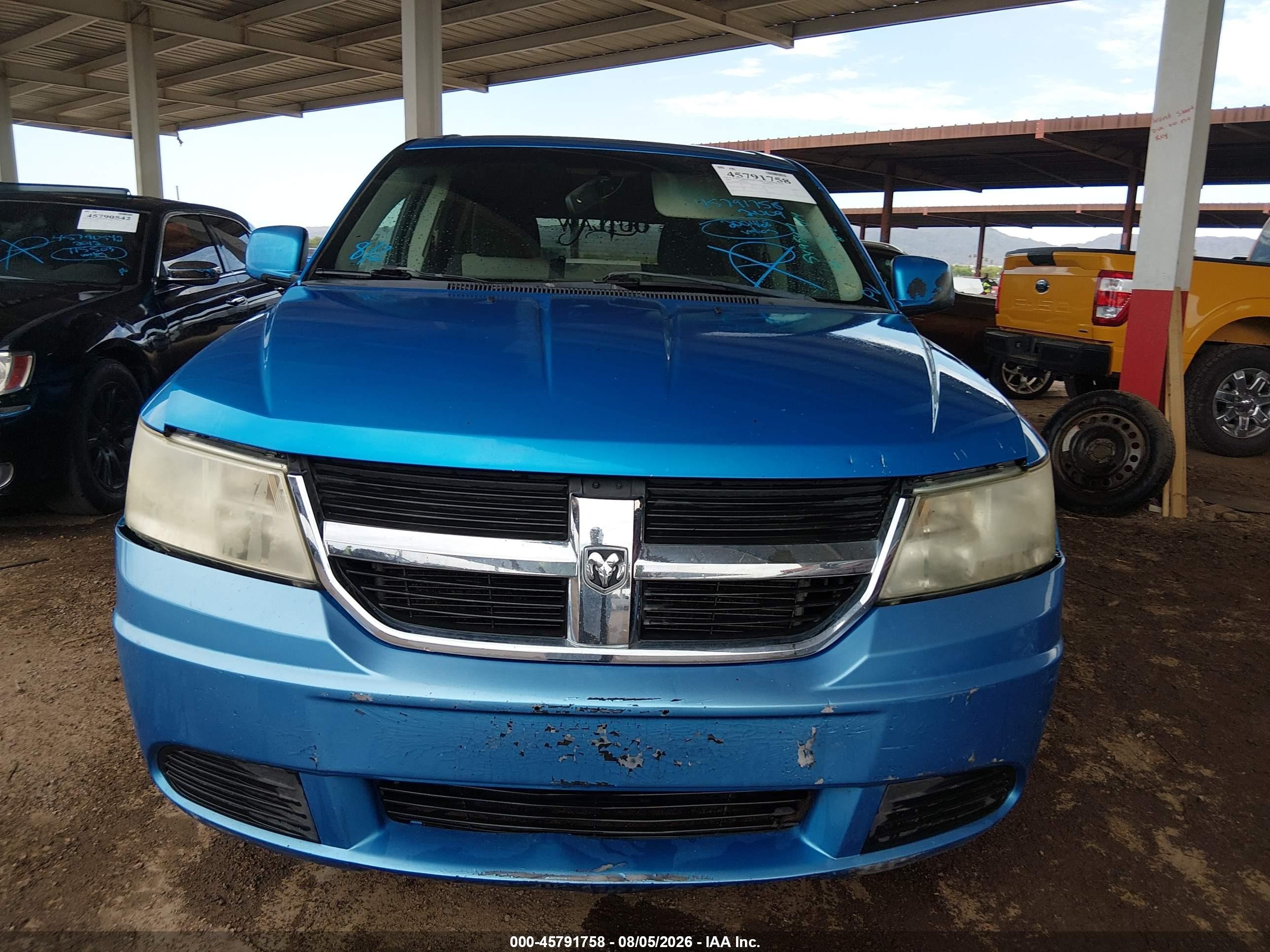 2009 Dodge Journey Sxt Blue vin: 3D4GG57V09T549547