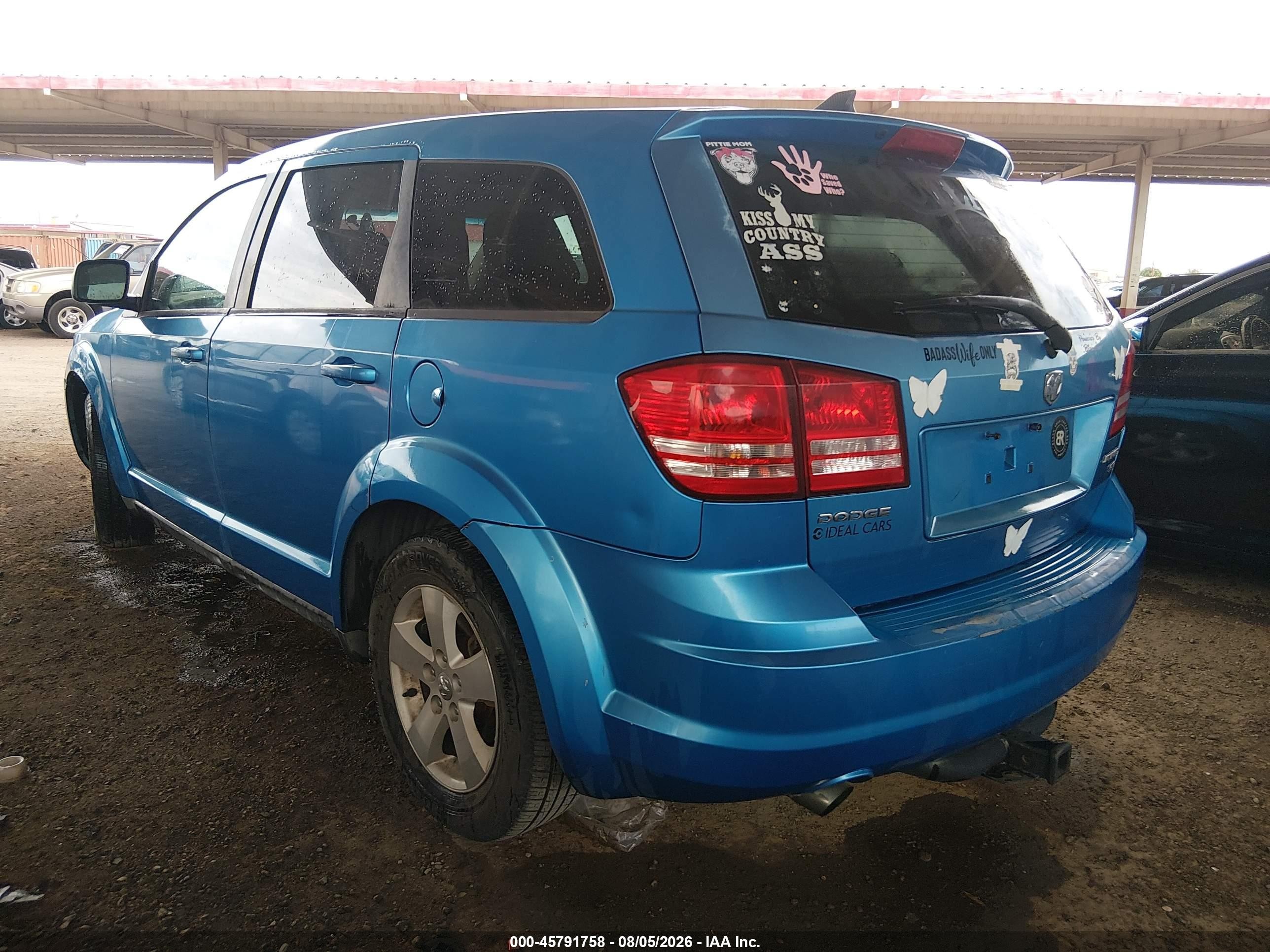 2009 Dodge Journey Sxt Blue vin: 3D4GG57V09T549547