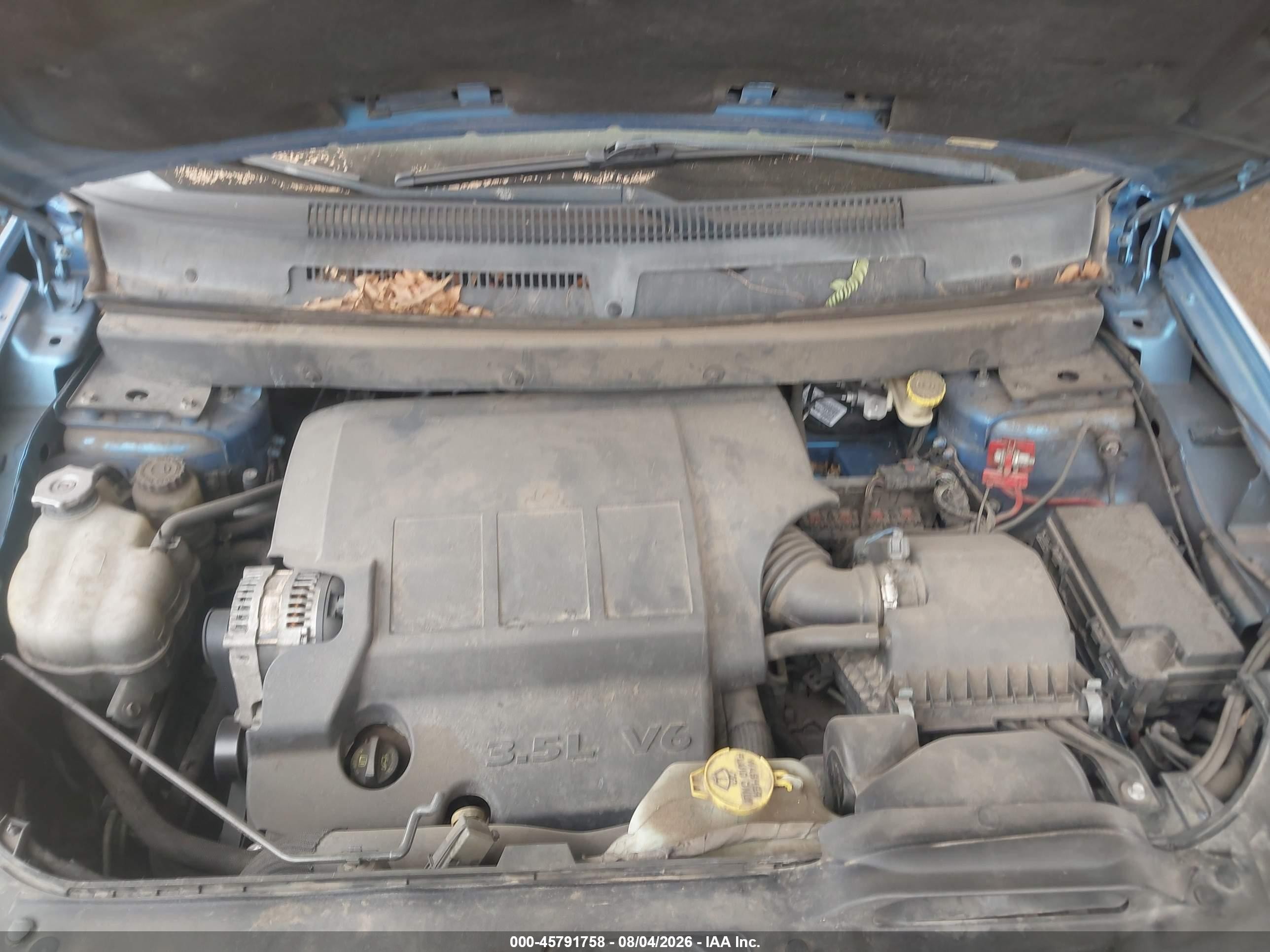 2009 Dodge Journey Sxt Blue vin: 3D4GG57V09T549547
