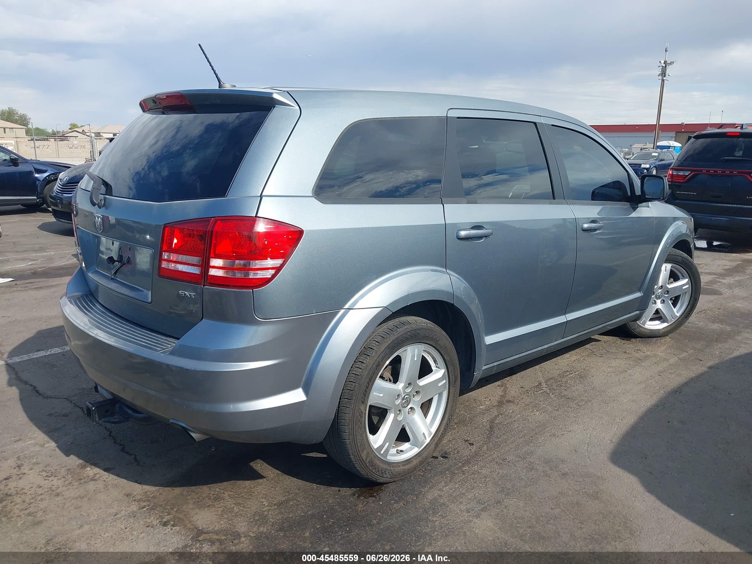 2009 Dodge Journey Sxt Gray vin: 3D4GG57V19T158102