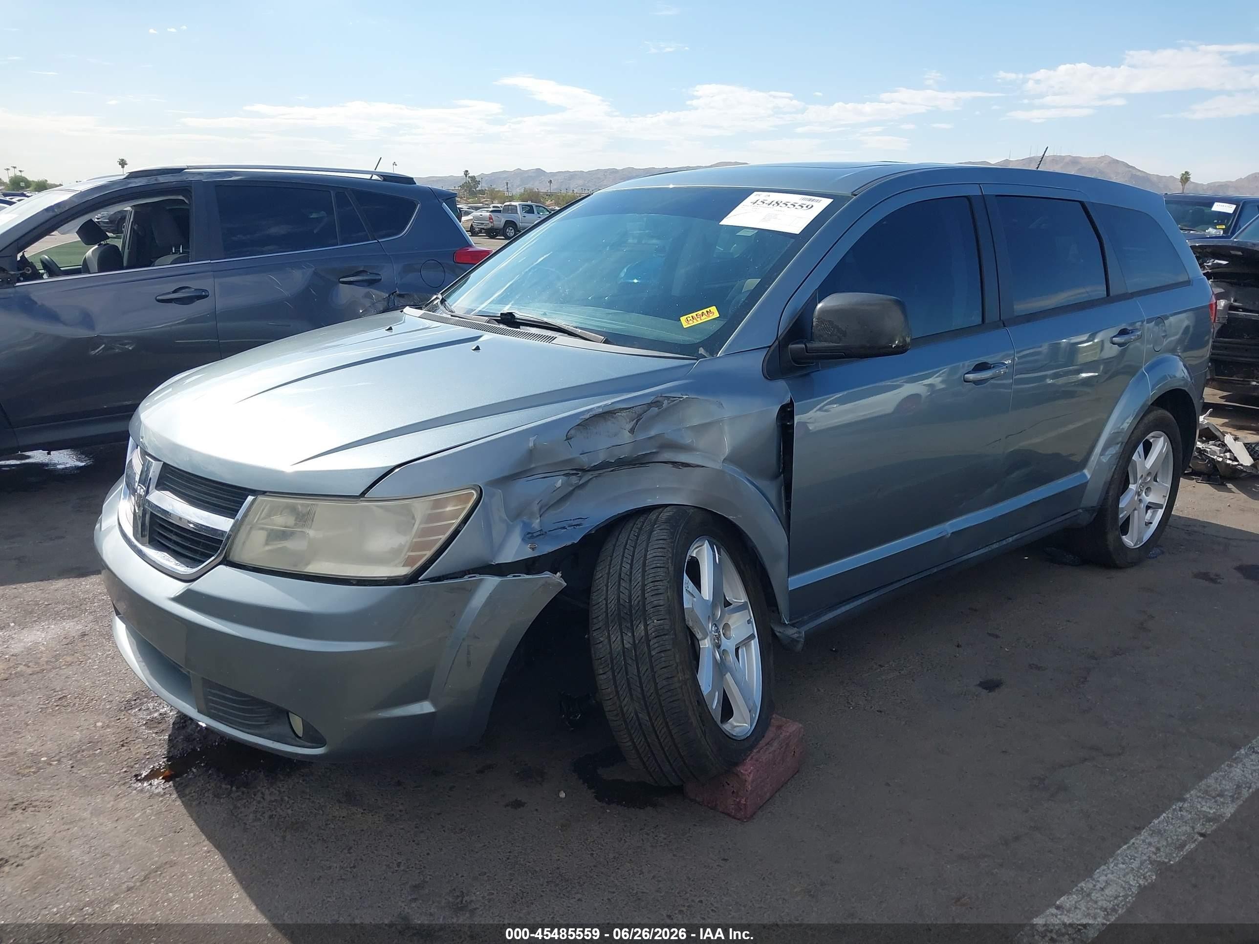 2009 Dodge Journey Sxt Gray vin: 3D4GG57V19T158102