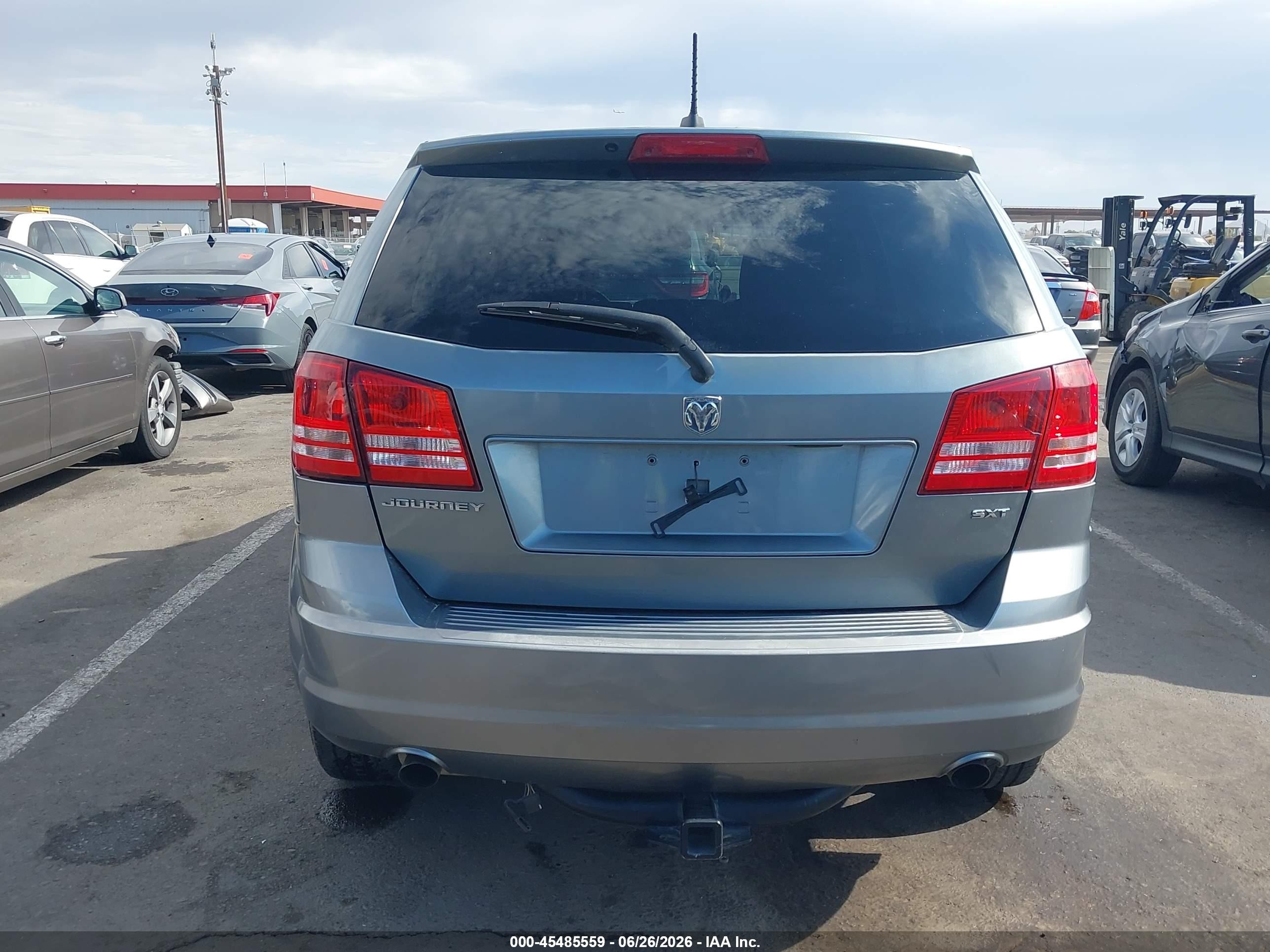 2009 Dodge Journey Sxt Gray vin: 3D4GG57V19T158102