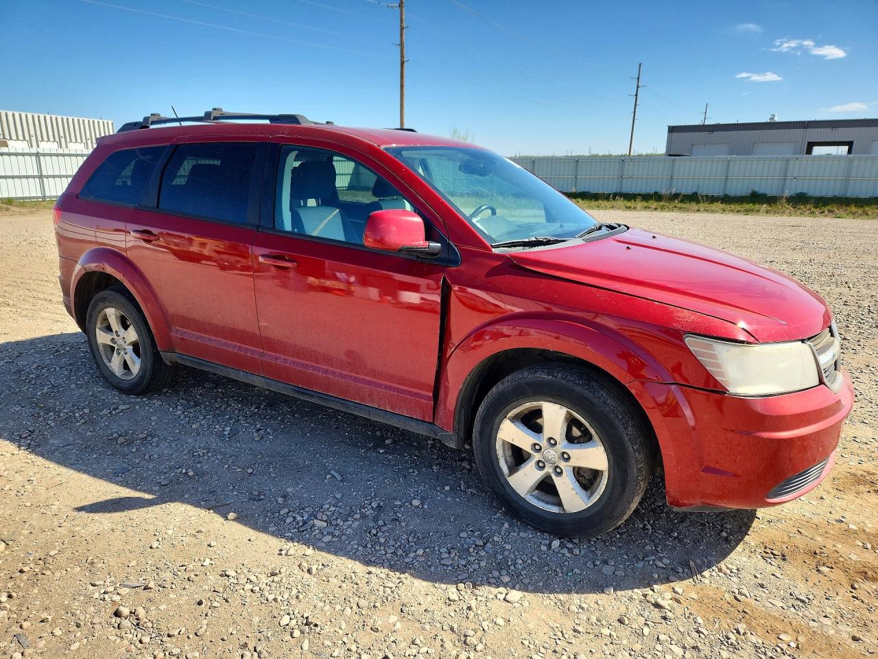 2009 Dodge Journey Sxt Red vin: 3D4GG57V19T589829