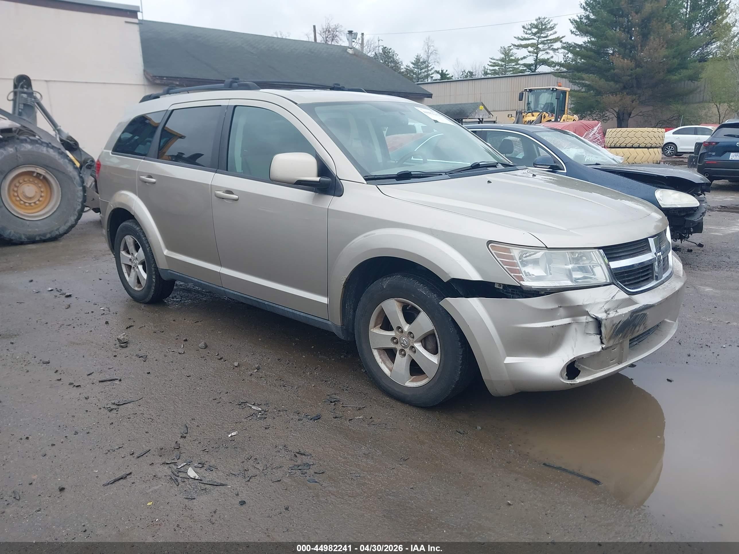 2009 Dodge Journey Sxt Beige vin: 3D4GG57V29T501712