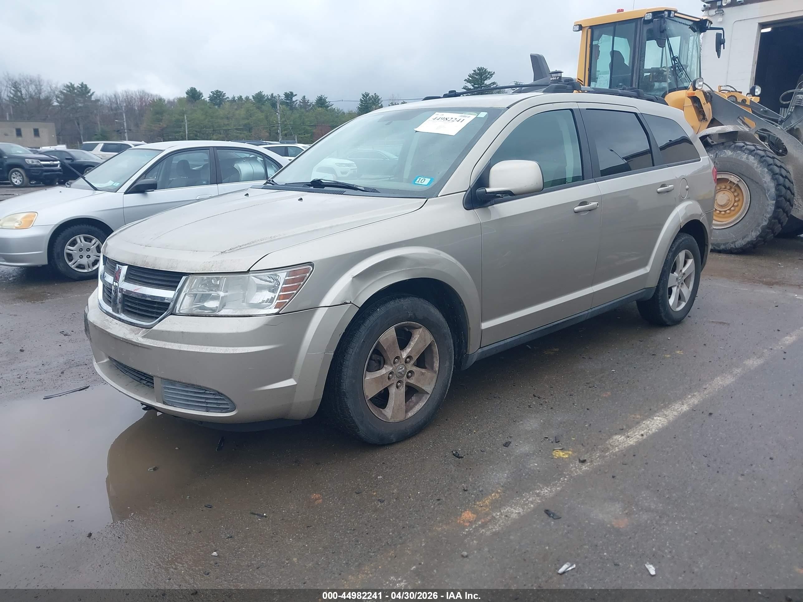 2009 Dodge Journey Sxt Beige vin: 3D4GG57V29T501712