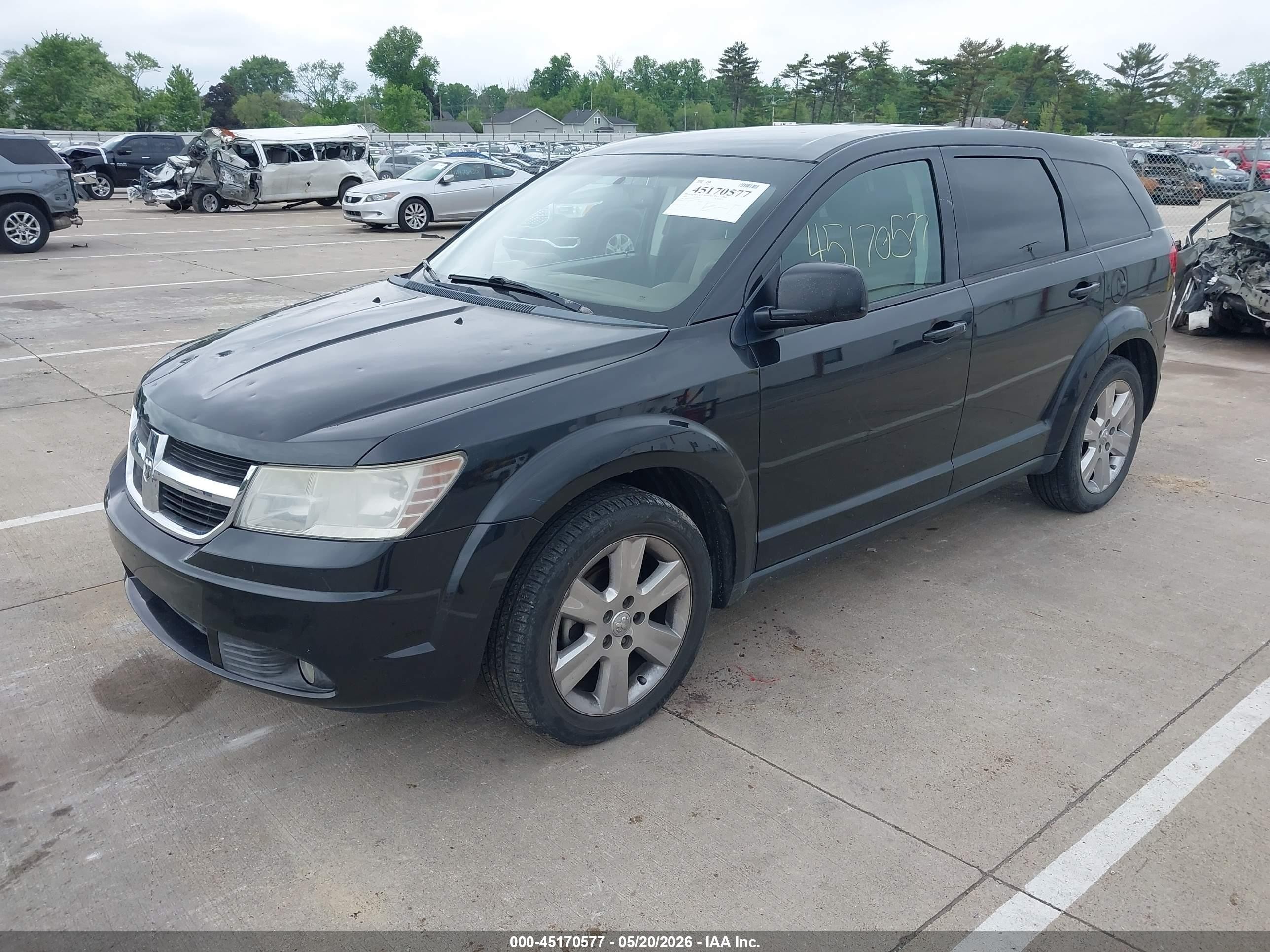 2009 Dodge Journey Sxt Black vin: 3D4GG57V29T501970