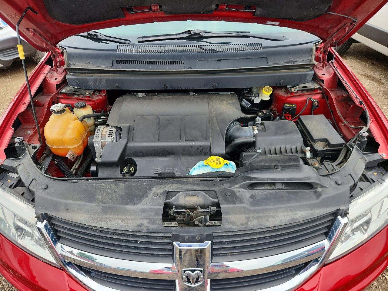 2009 Dodge Journey Sxt Красный vin: 3D4GG57V49T152214