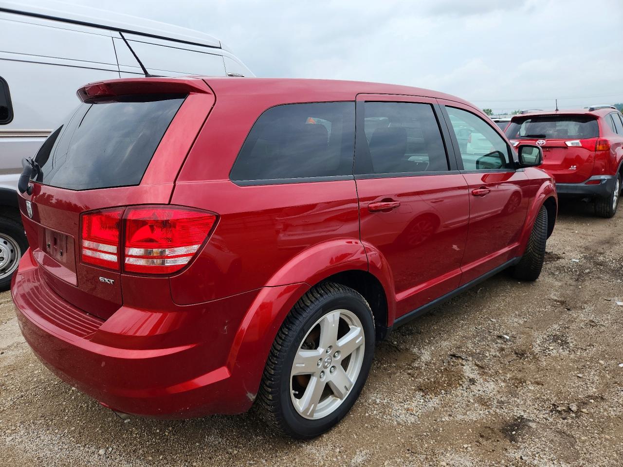 2009 Dodge Journey Sxt Красный vin: 3D4GG57V49T152214