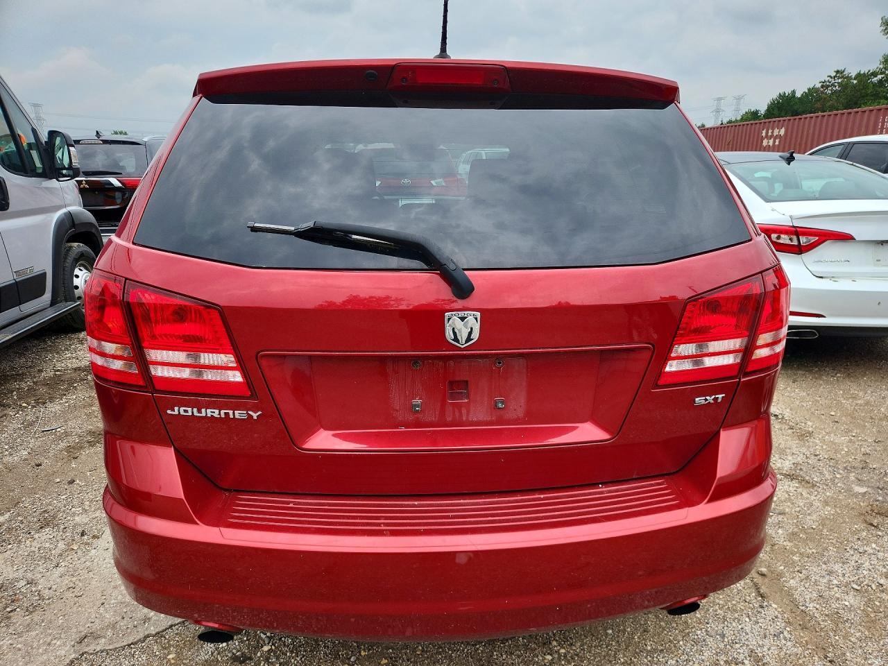 2009 Dodge Journey Sxt Красный vin: 3D4GG57V49T152214