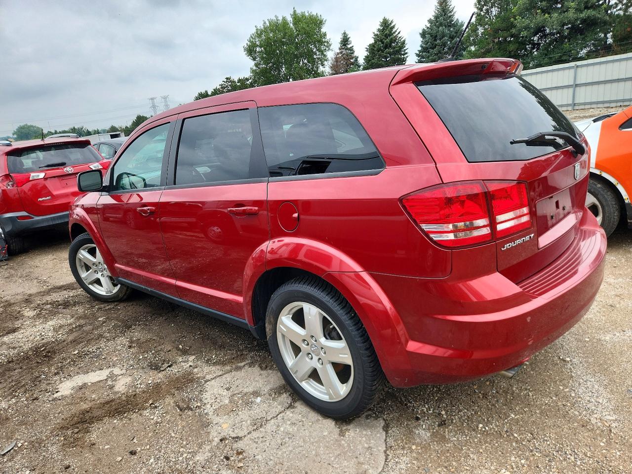 2009 Dodge Journey Sxt Красный vin: 3D4GG57V49T152214