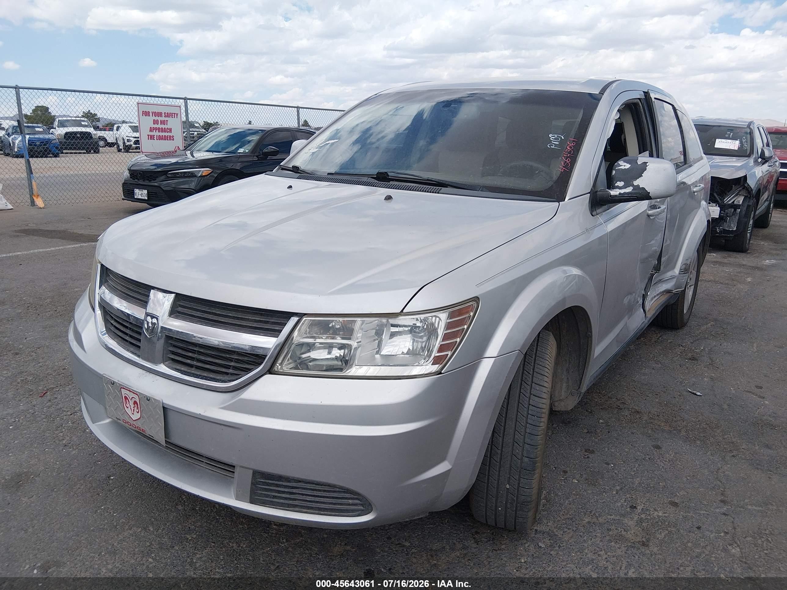 2009 Dodge Journey Sxt Silver vin: 3D4GG57V49T574578