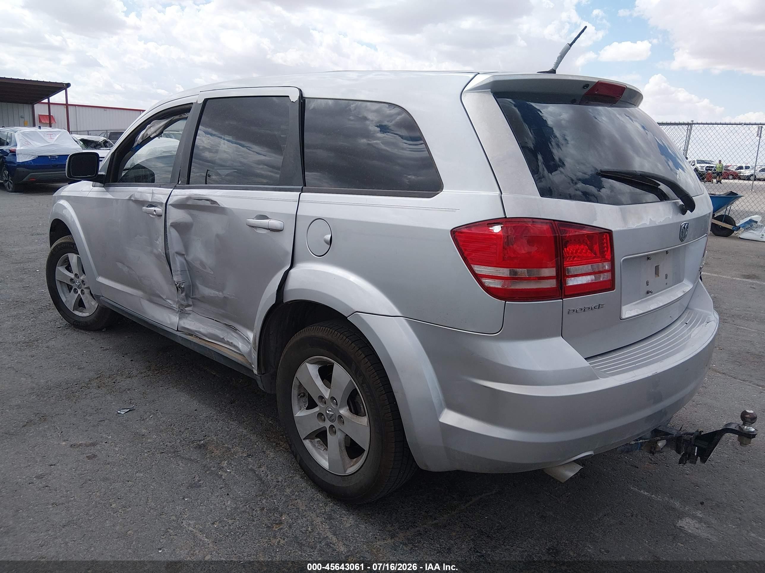2009 Dodge Journey Sxt Silver vin: 3D4GG57V49T574578