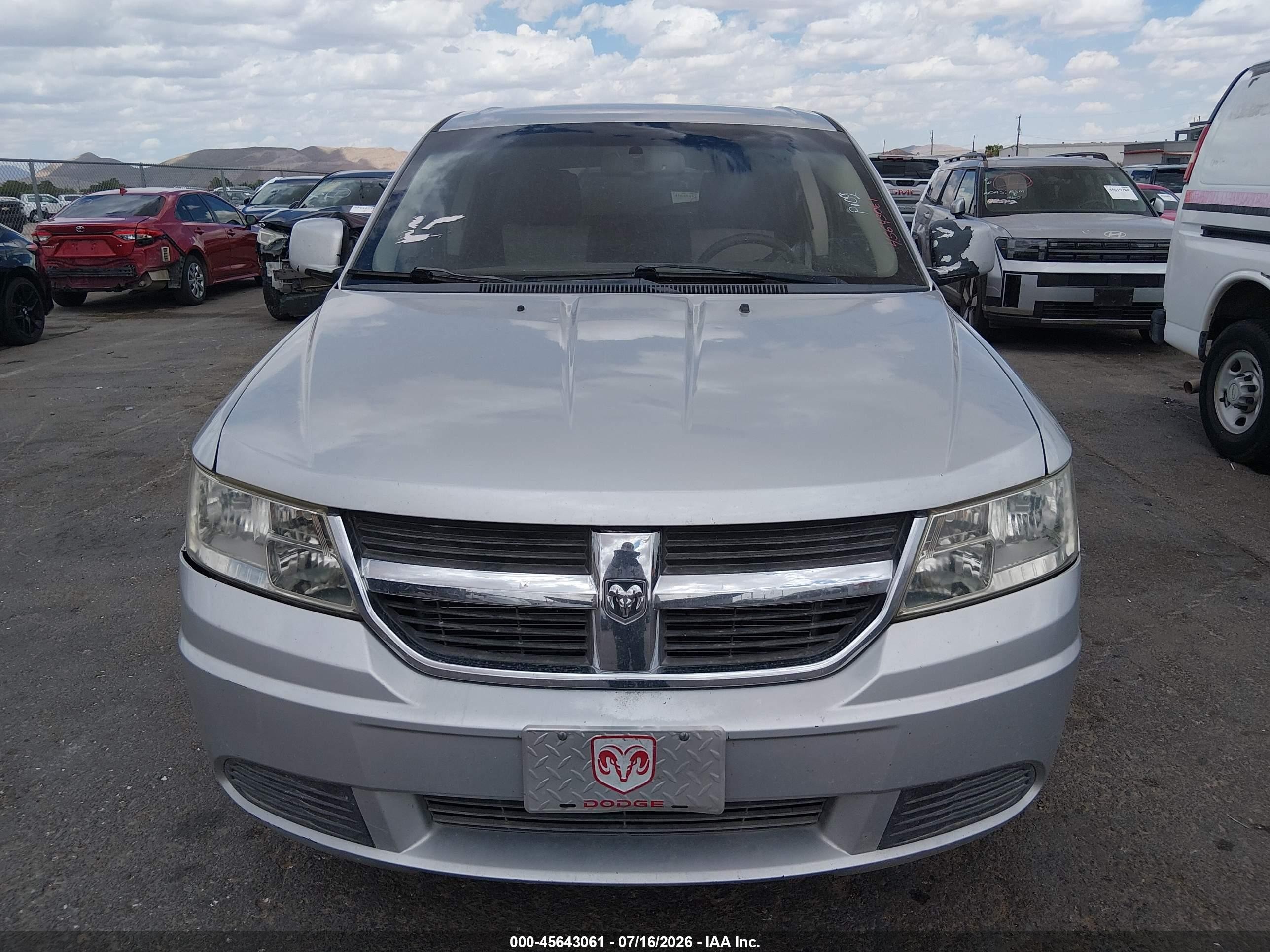 2009 Dodge Journey Sxt Silver vin: 3D4GG57V49T574578