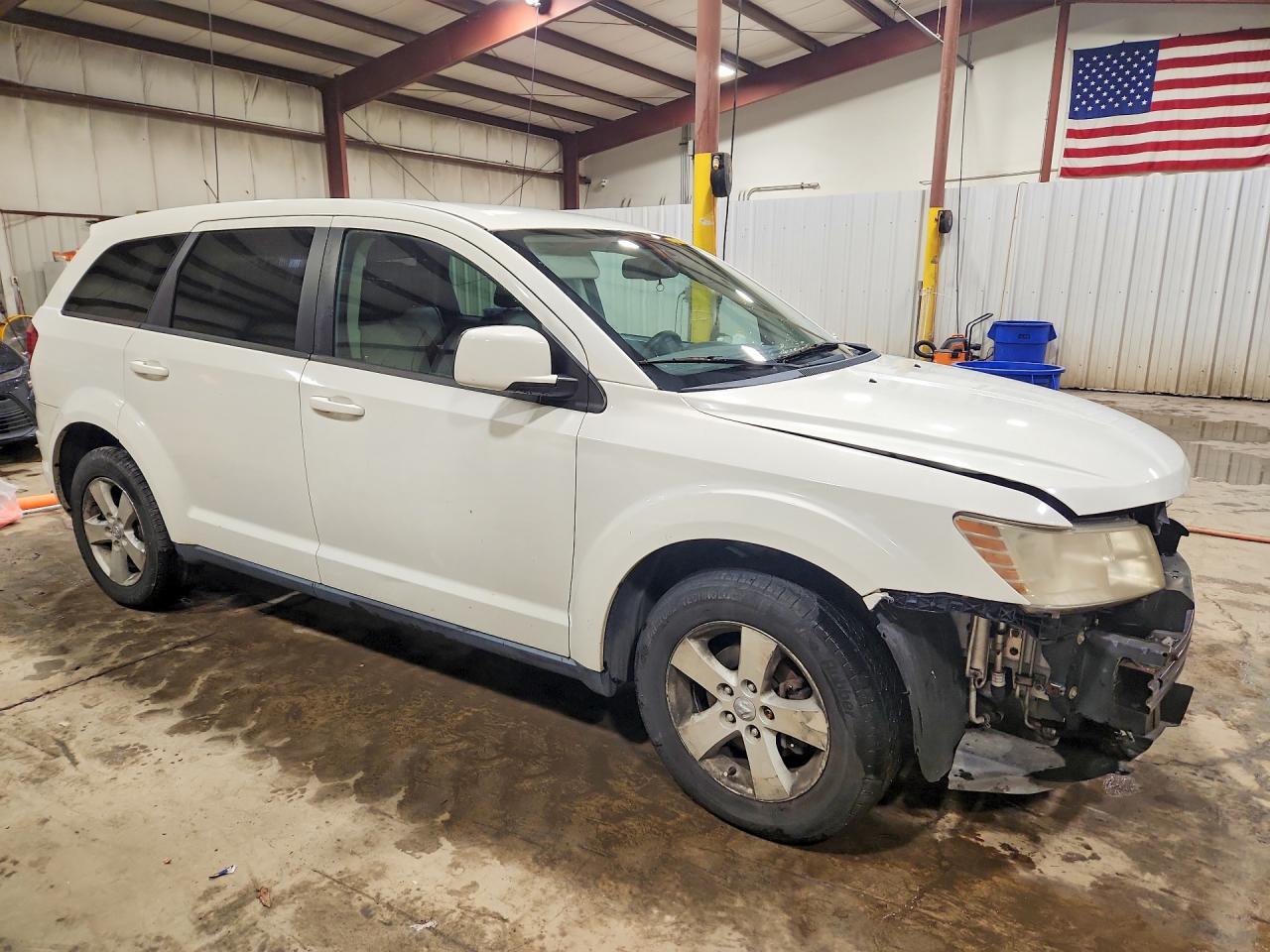 2009 Dodge Journey Sxt White vin: 3D4GG57V59T200447
