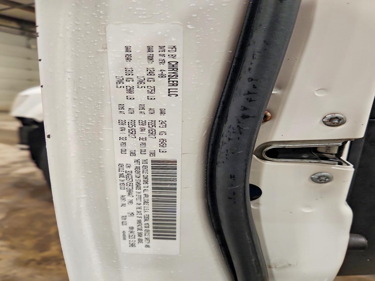 2009 Dodge Journey Sxt White vin: 3D4GG57V59T200447