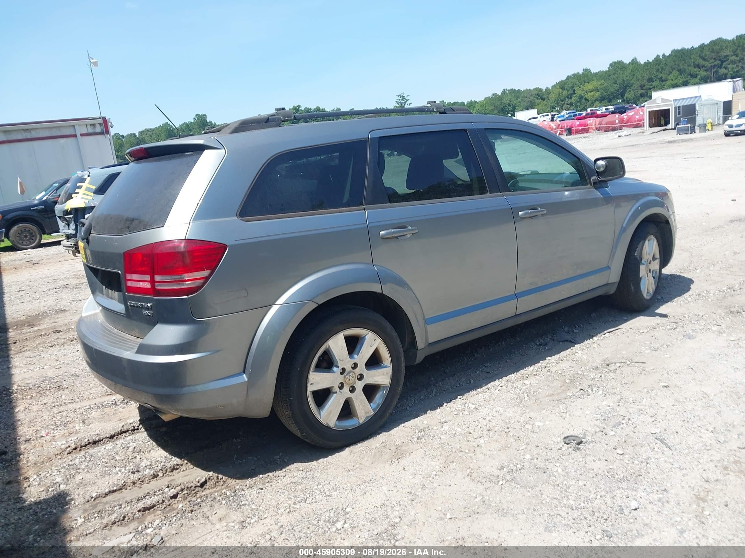 2009 Dodge Journey Sxt Gray vin: 3D4GG57V59T506659
