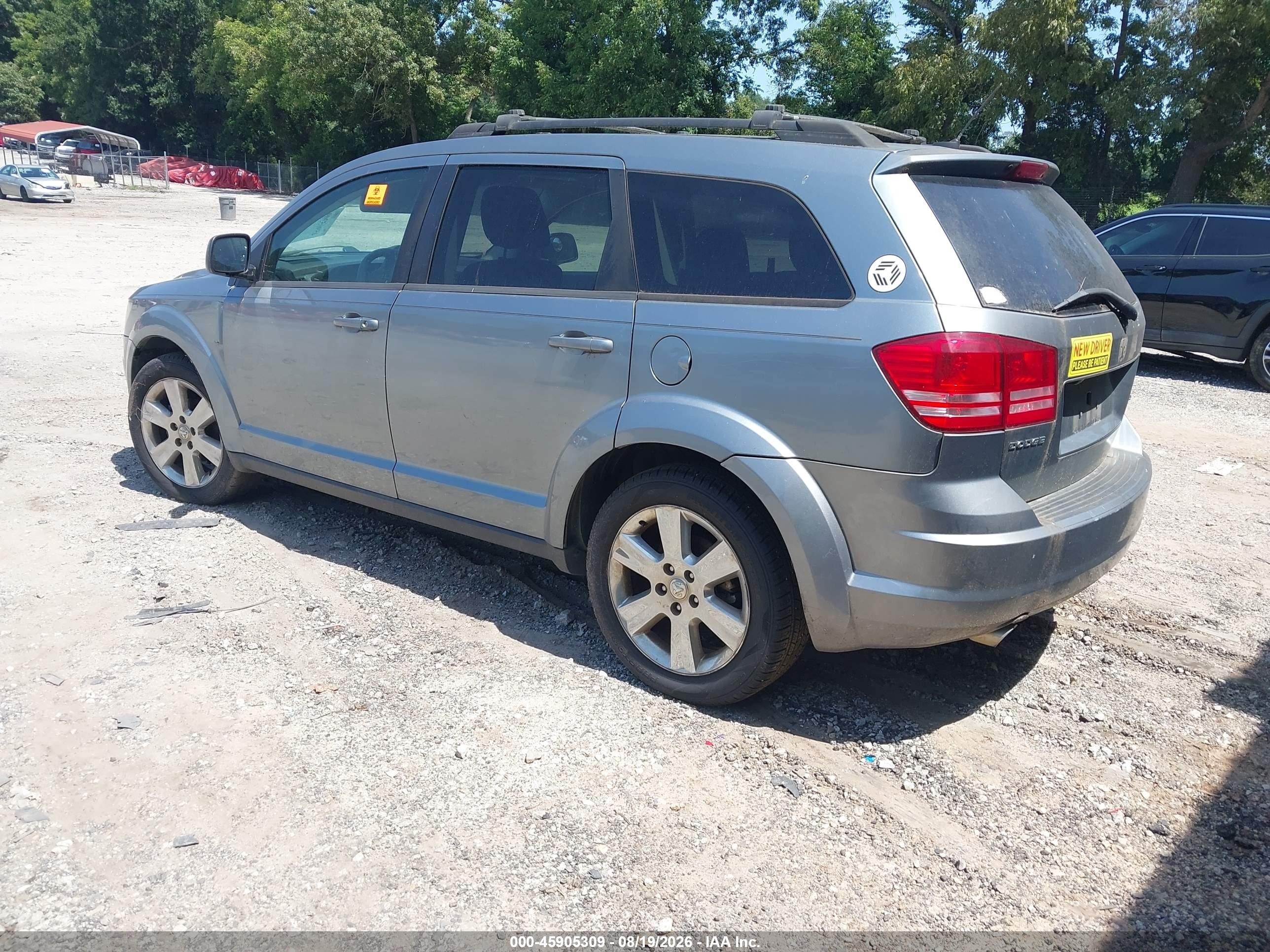 2009 Dodge Journey Sxt Gray vin: 3D4GG57V59T506659