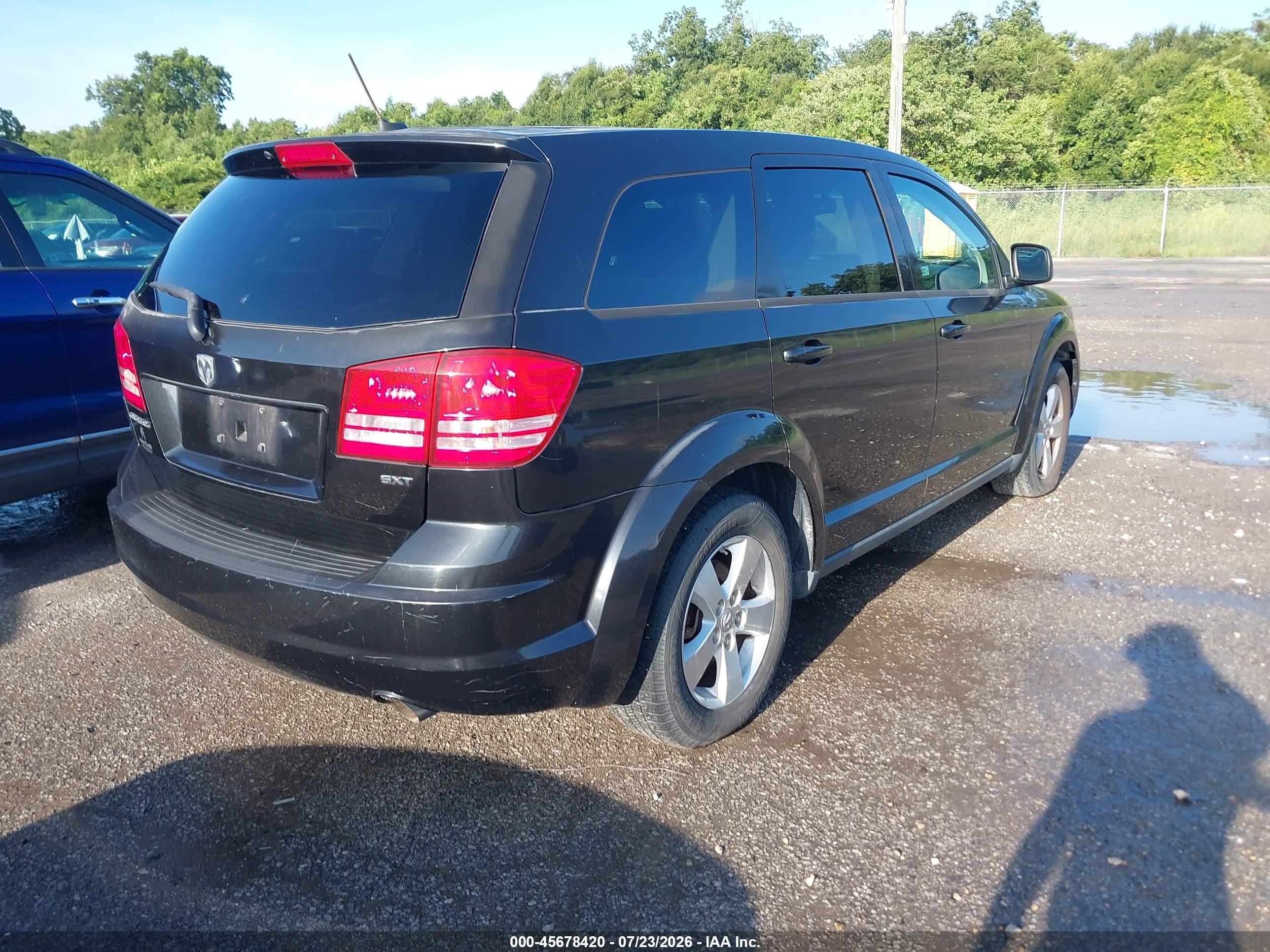 2009 Dodge Journey Sxt Black vin: 3D4GG57V69T138203