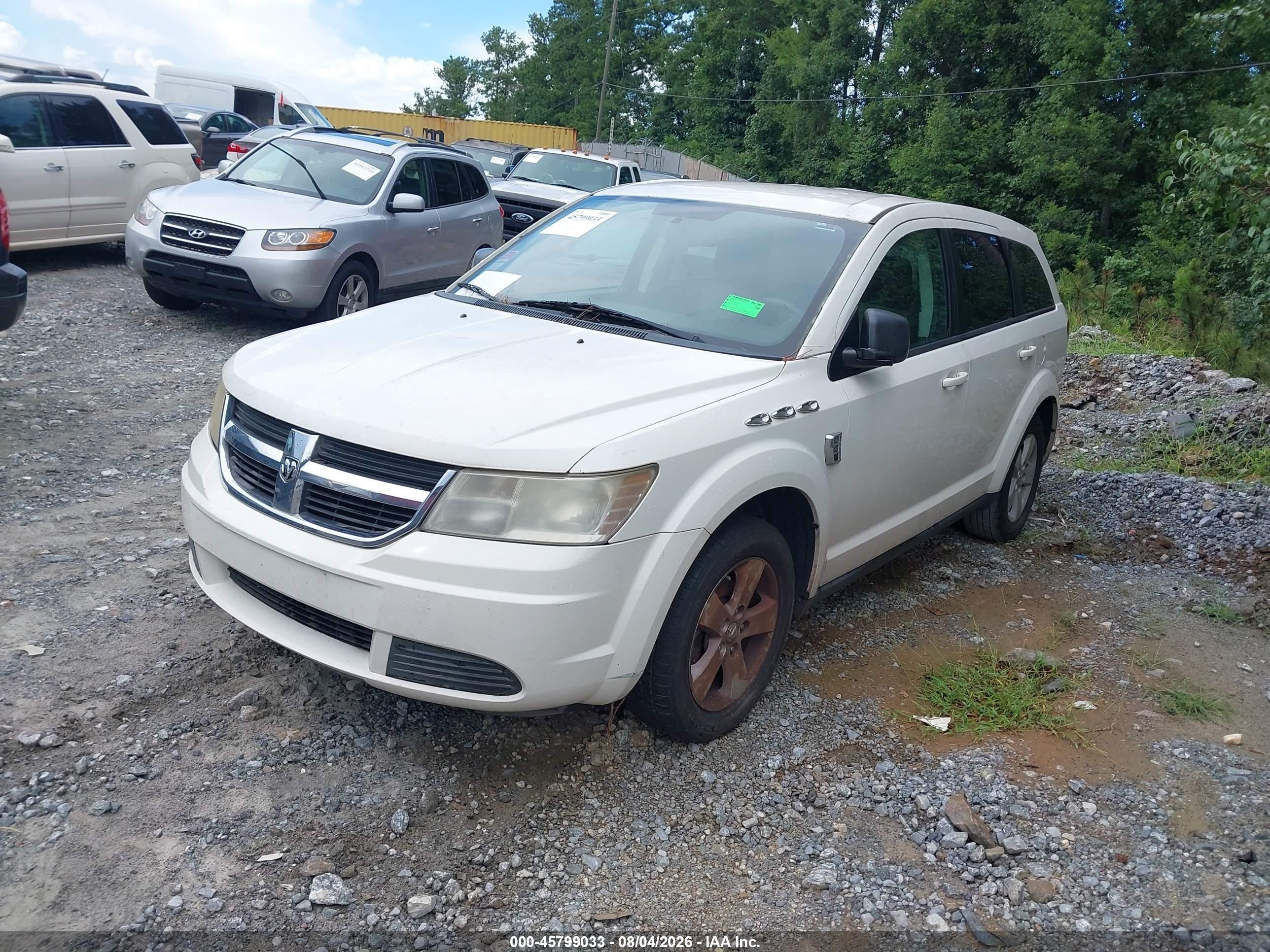 2009 Dodge Journey Sxt Белый vin: 3D4GG57V79T204919
