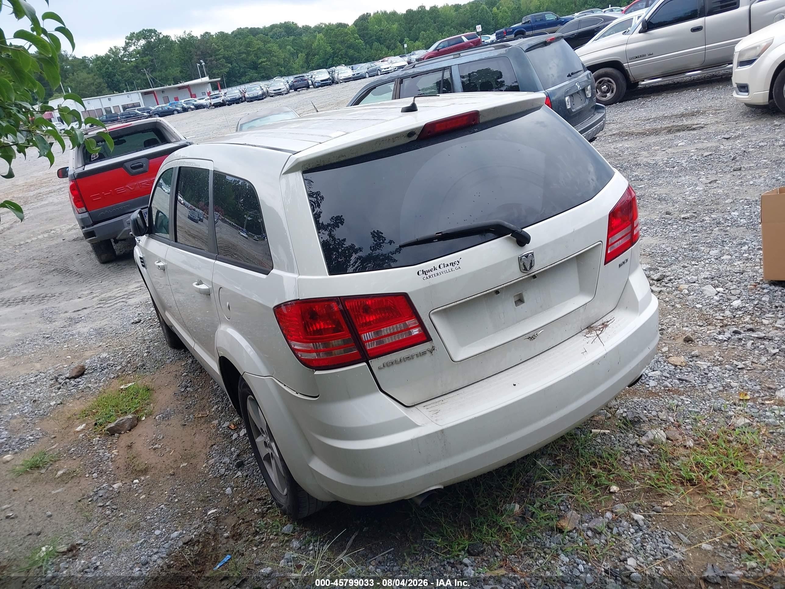 2009 Dodge Journey Sxt Белый vin: 3D4GG57V79T204919